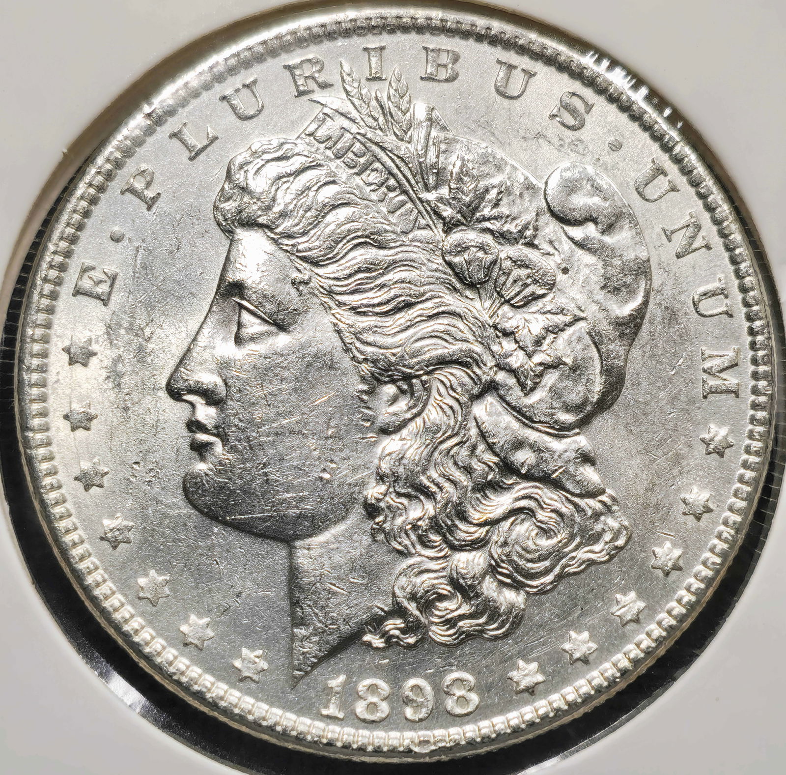 1898 Morgan Silver Dollar Coin Uncirculated (1 of 2)