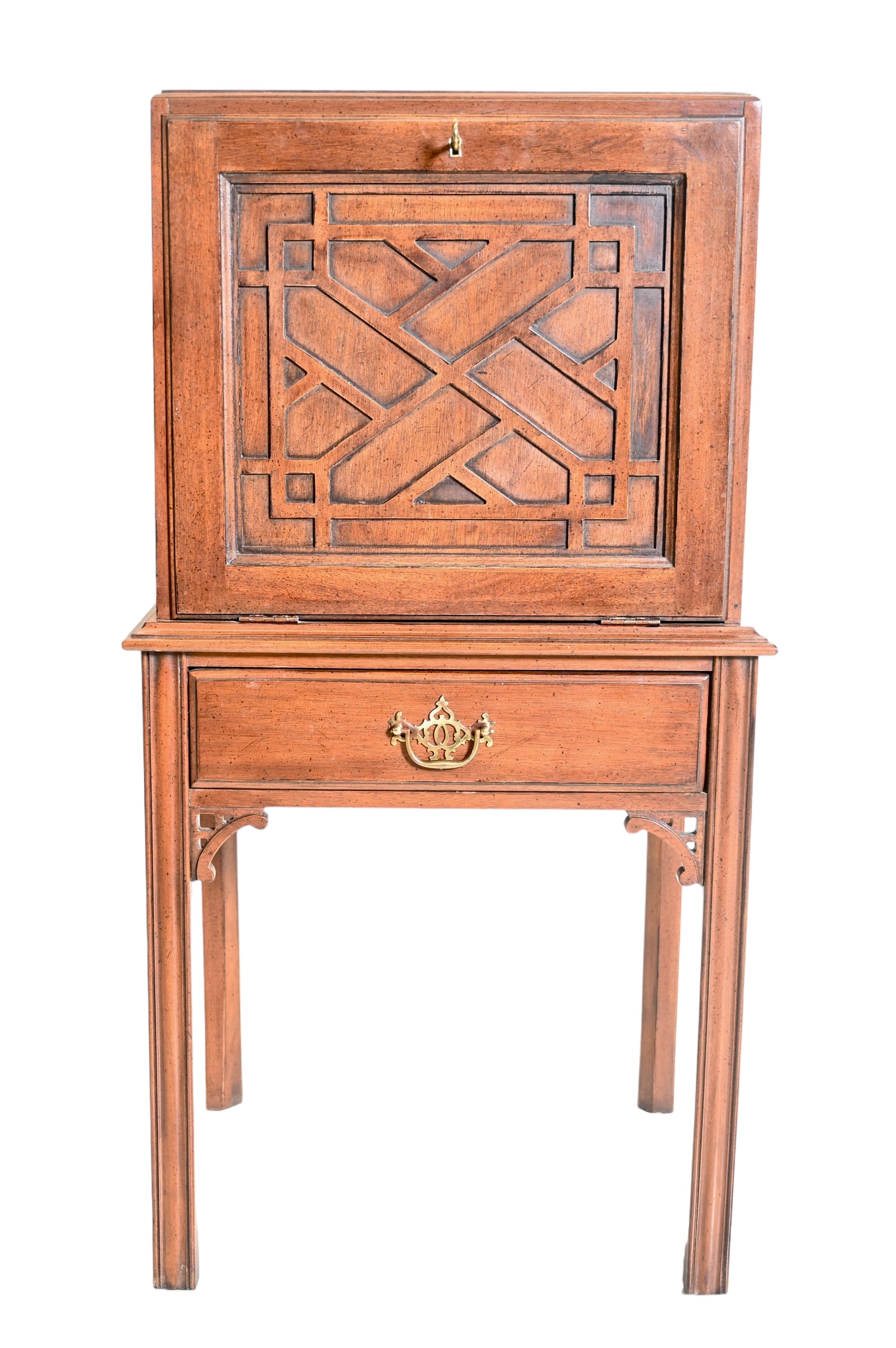 Mahogany Drop Front Silverware Chest (1 of 10)