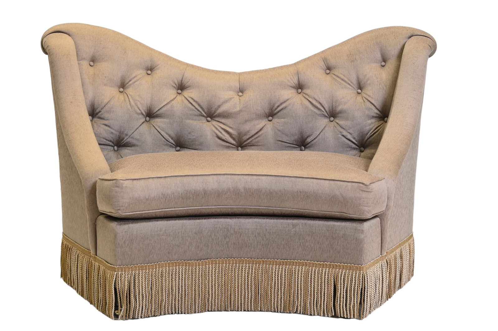 Erwin Lambeth Curved High Back Sofa (1 of 11)