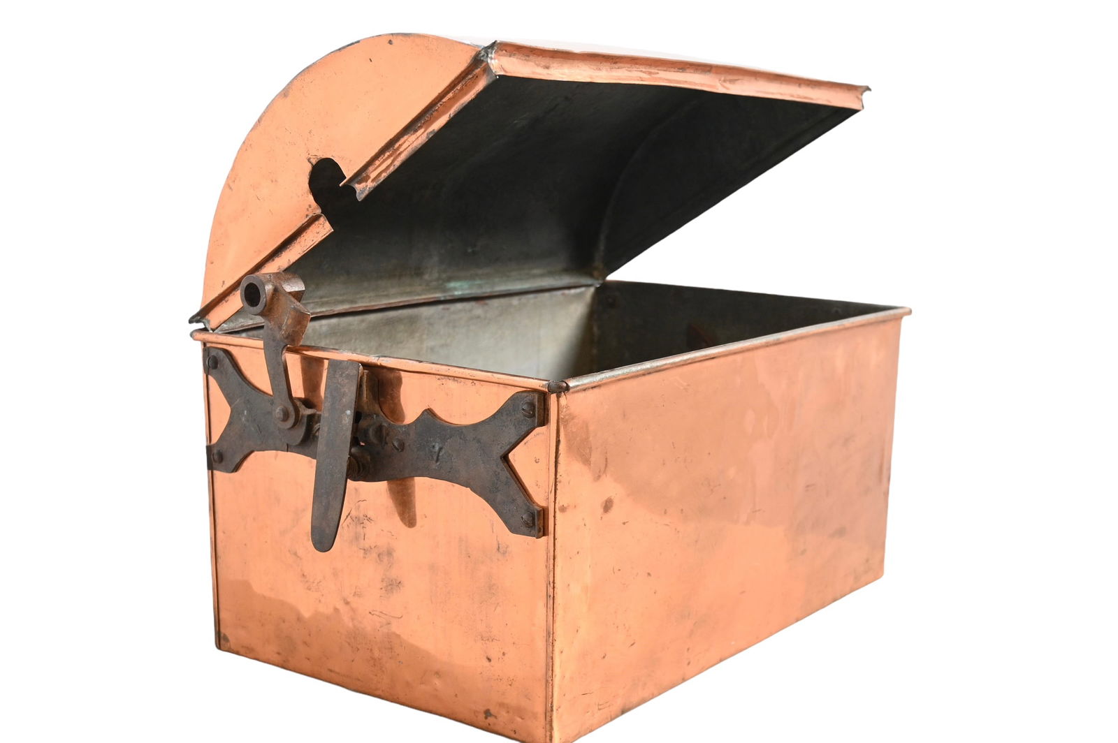 Unusual Copper Dome Top Trunk (1 of 10)