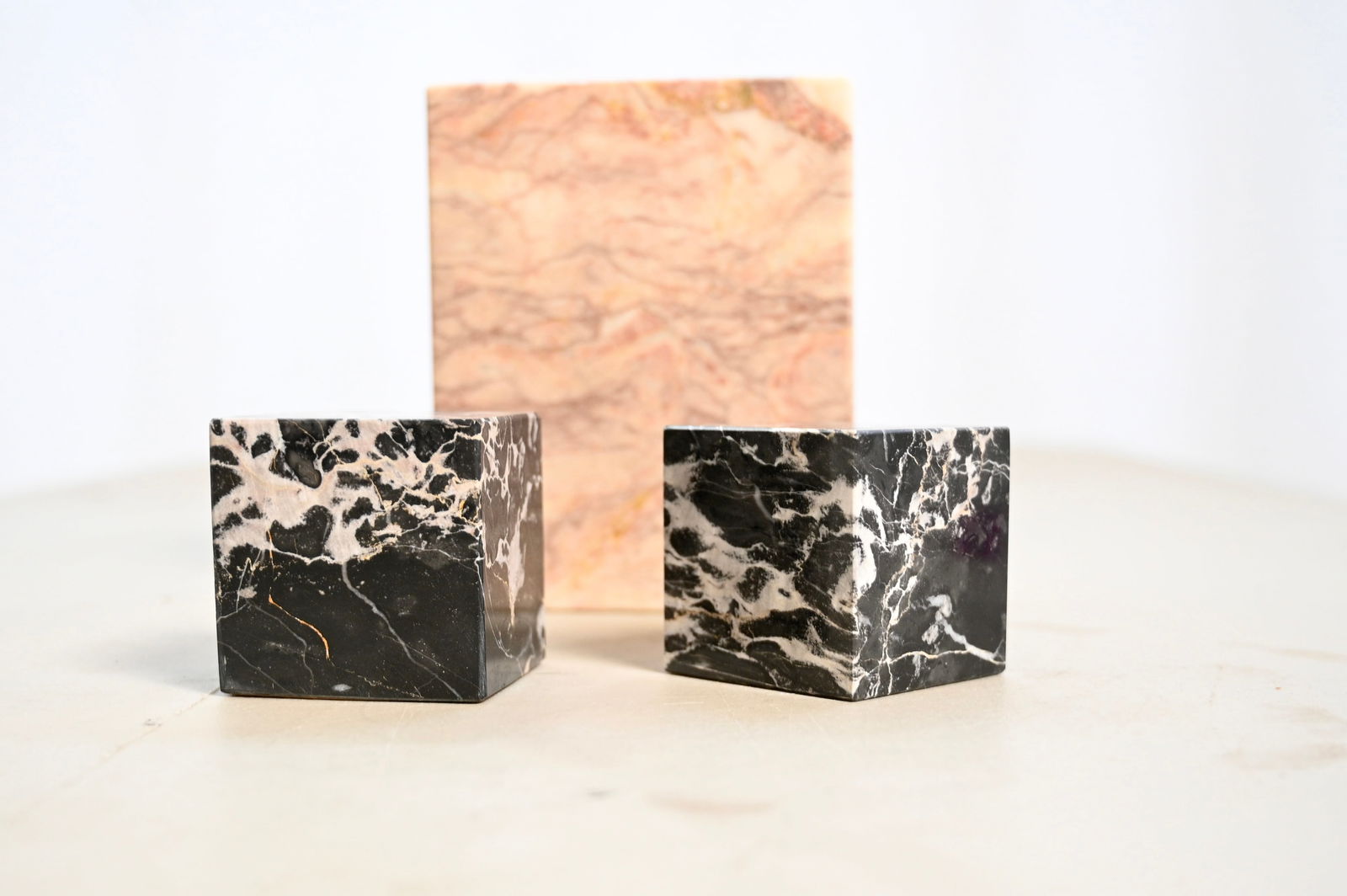 Assembled Table Top Marble Pedestals (1 of 8)
