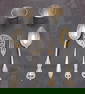 Assembled Sterling Silver Utensils & Shot Glasses