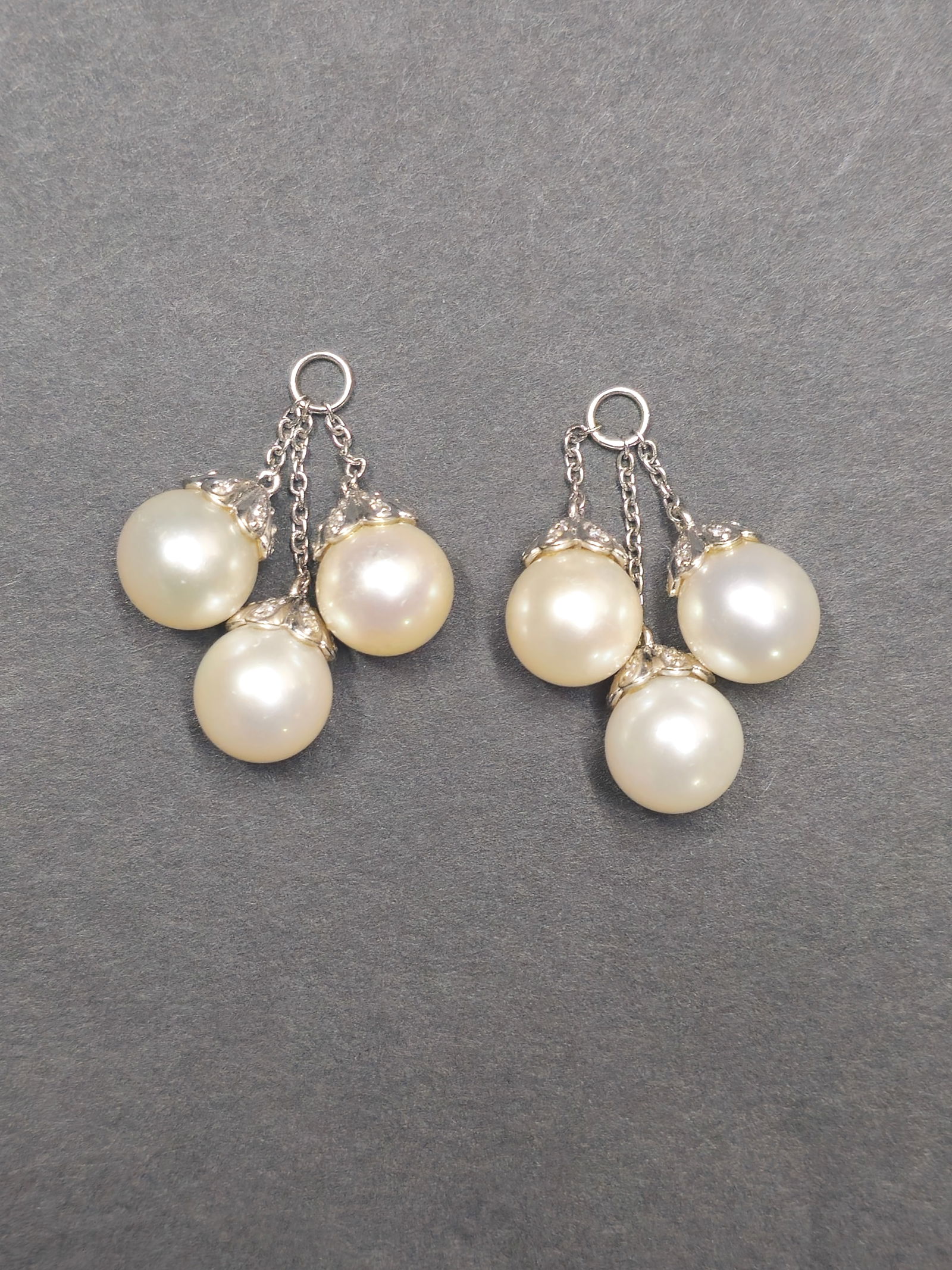 18K Gold and Pearl Drops (1 of 4)