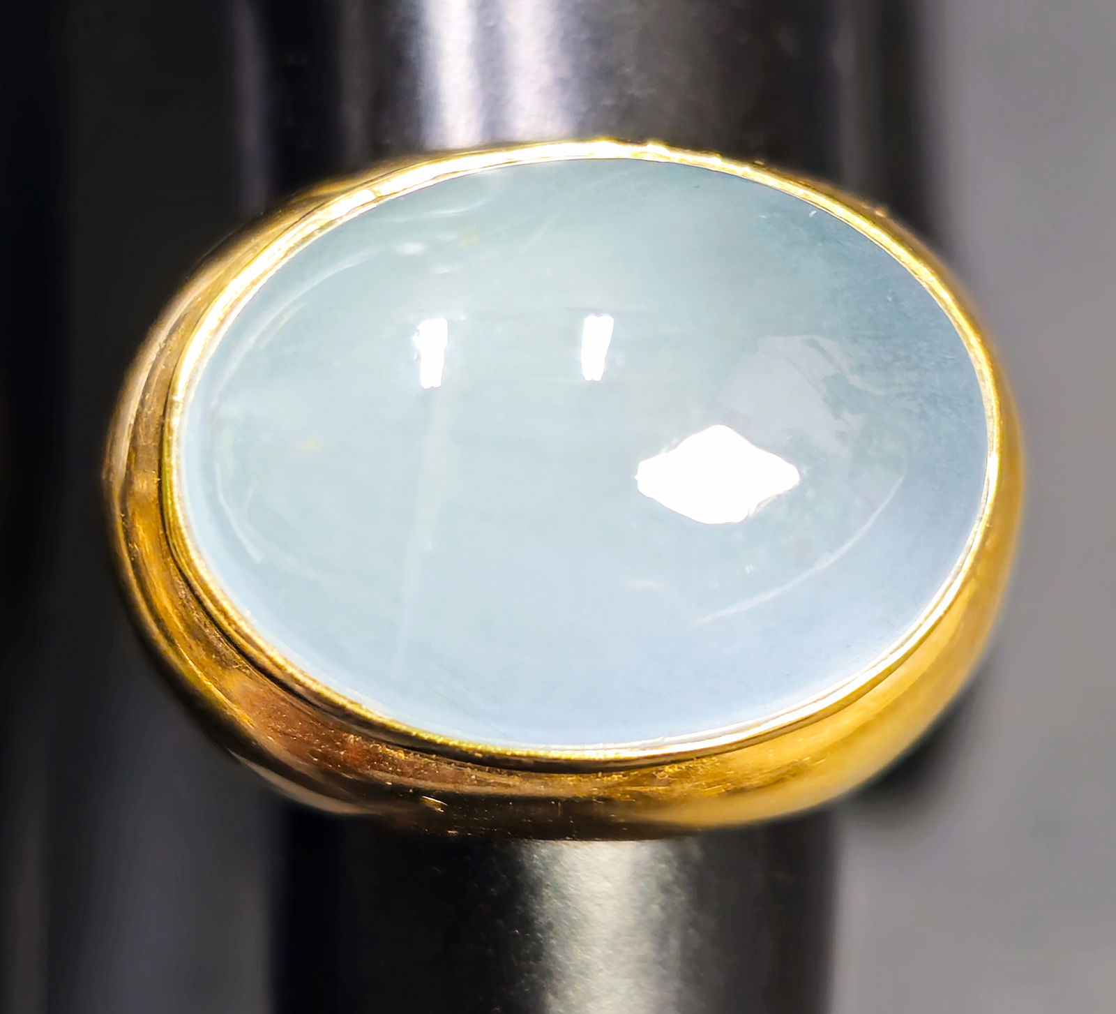 14K Gold and White Moonstone Ring (1 of 8)
