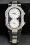 Ladies Philip Stein Teslar Watch w/Silver Dial & Diamond Bezel