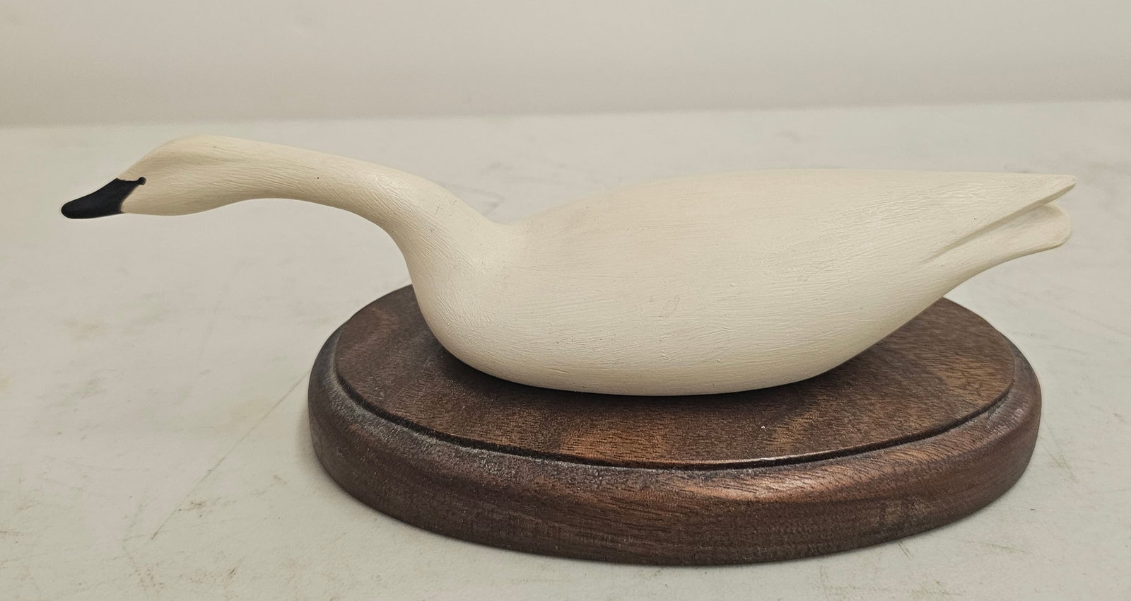 E.J "Pete" Peterson Carved Swan Sculpture (Cape Charles, VA) (1 of 5)