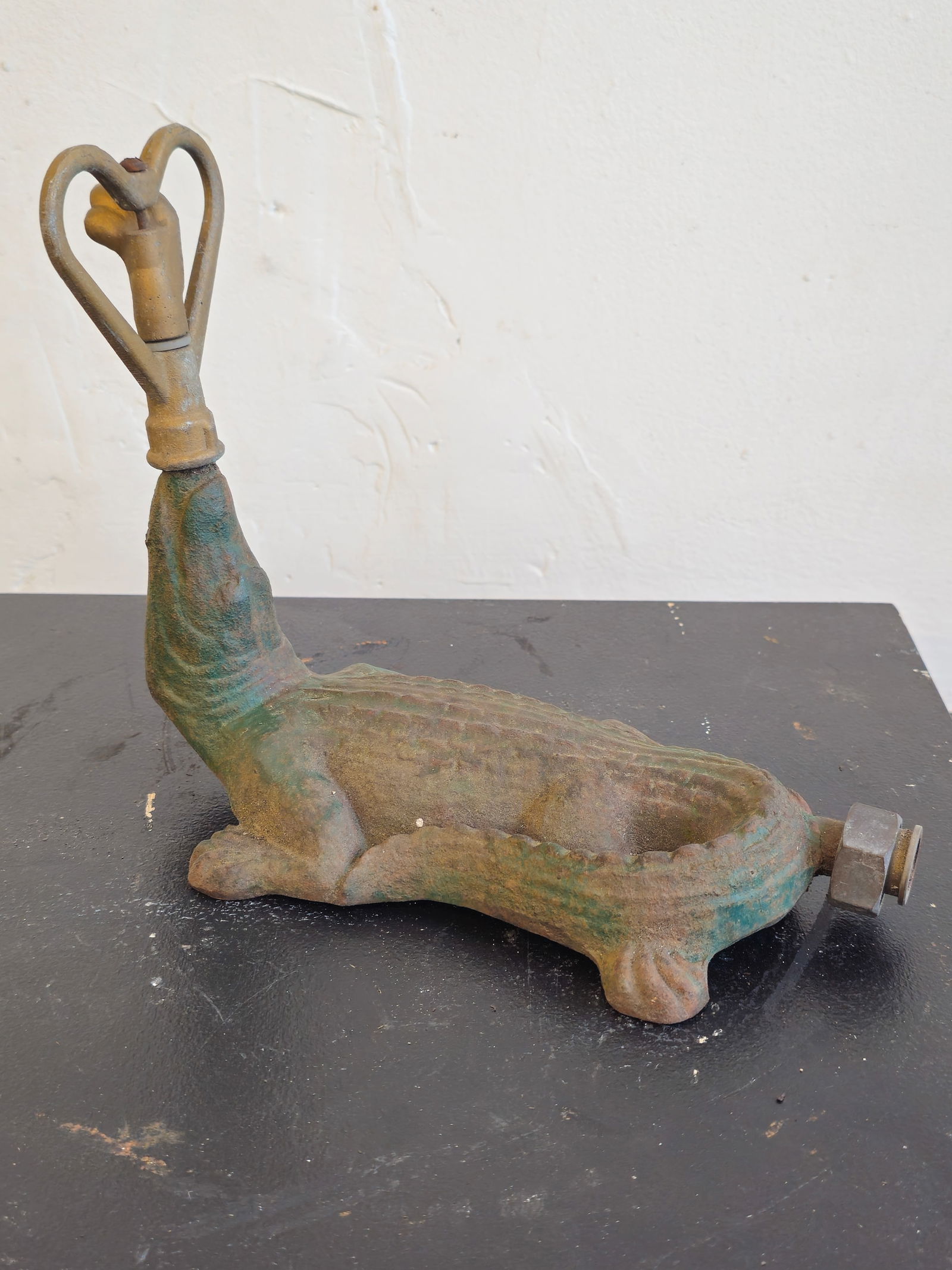 Cast Iron Alligator Sprinkler (1 of 5)