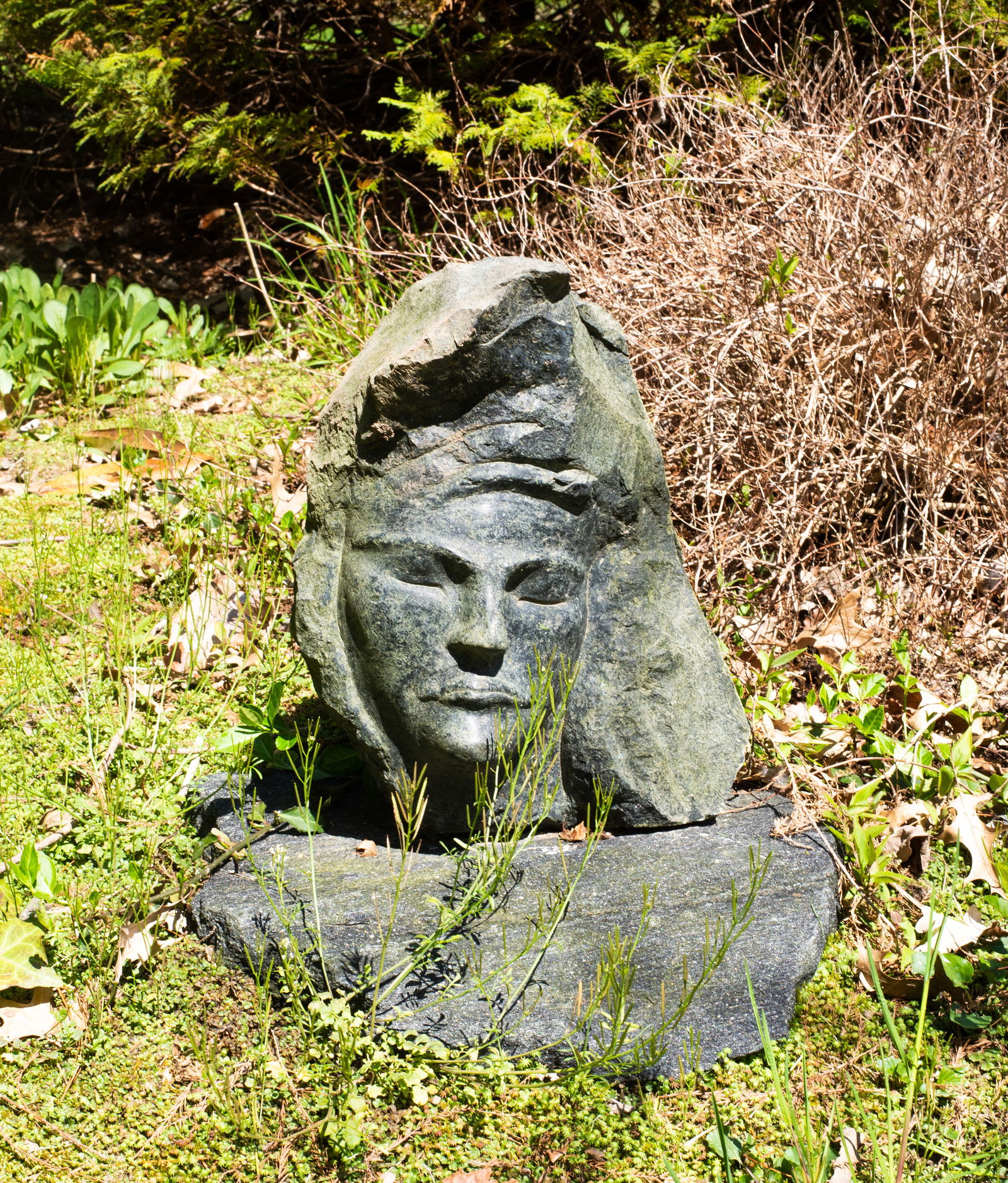 Charles Cutler Carved Stone Sculpture (1 of 5)