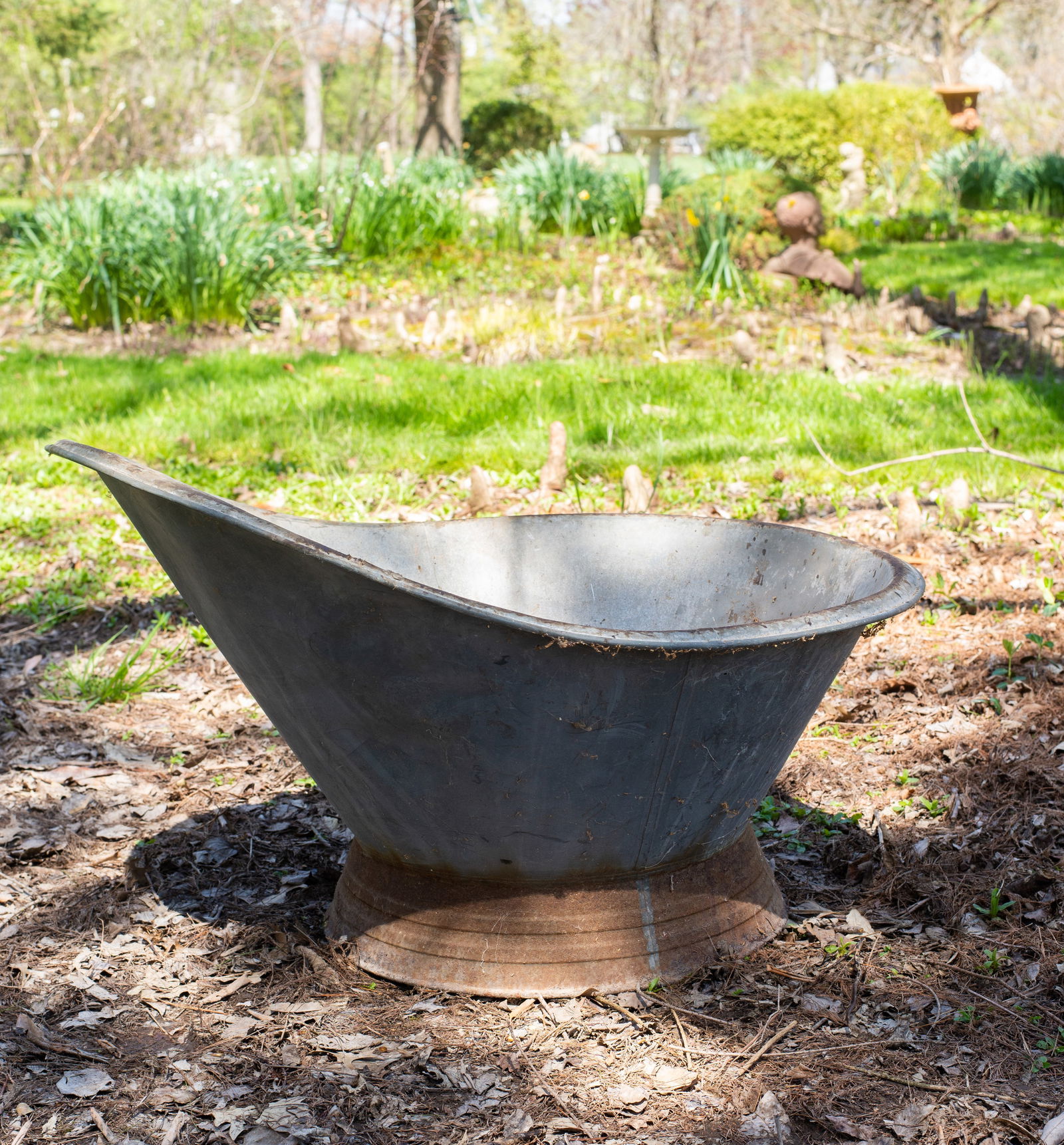 Large Galvanized Metal Tub (1 of 4)