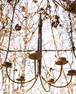 Wrought Iron Branch Candle Light Fixture