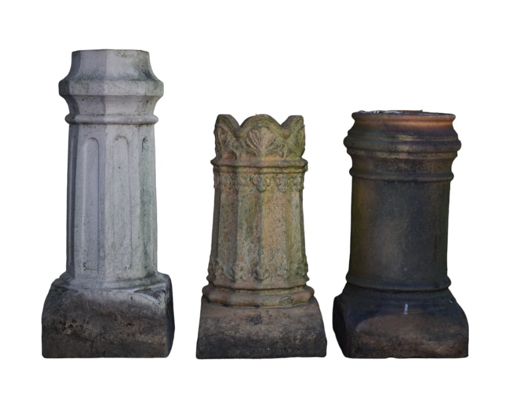 Assembled Antique Chimney Pots (1 of 1)