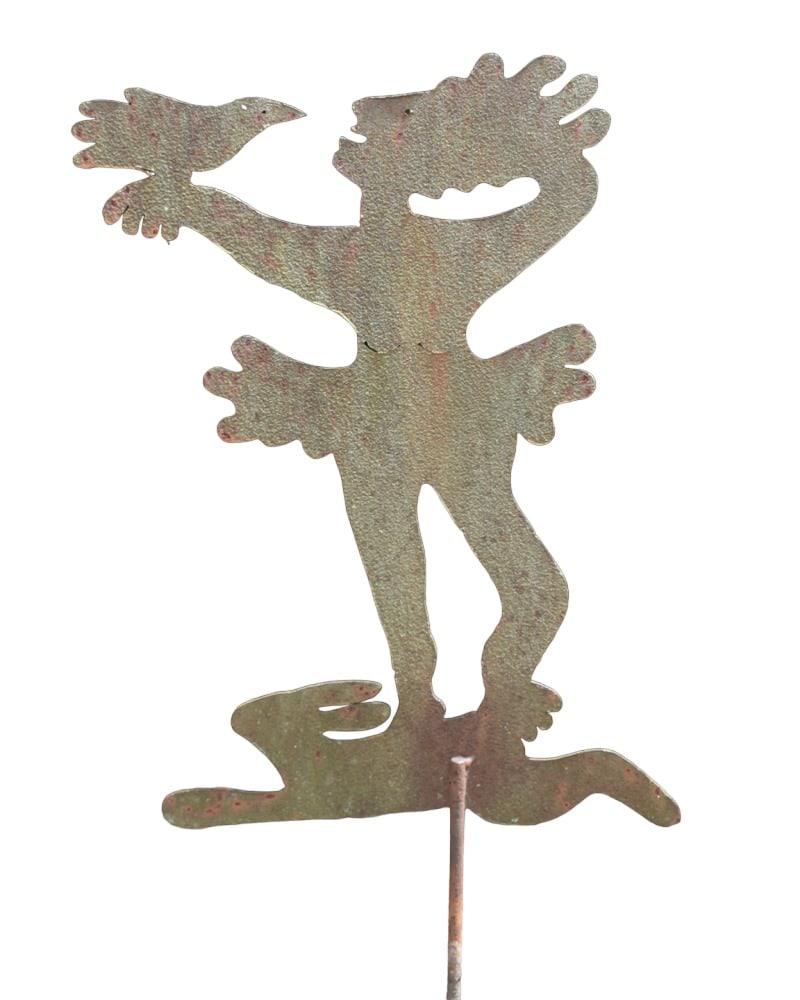 Dancing Woman with Bird Garden Sculpture (1 of 1)