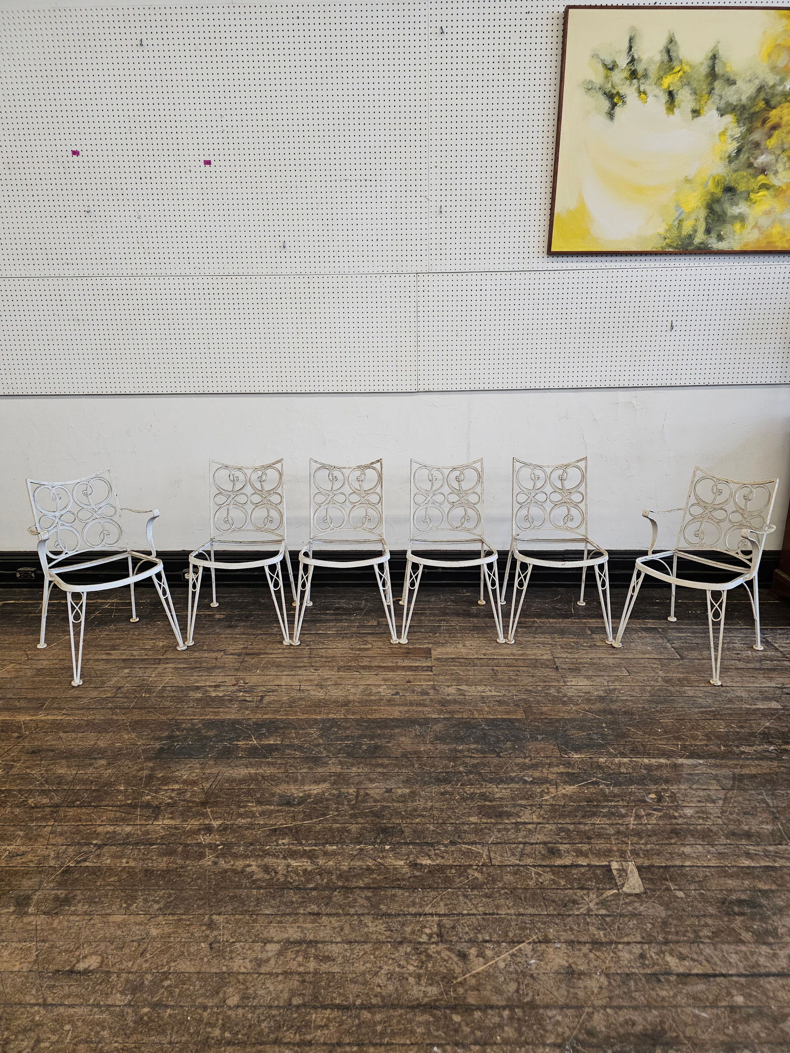 Wrought Iron Whimsical Dining Chairs (1 of 7)