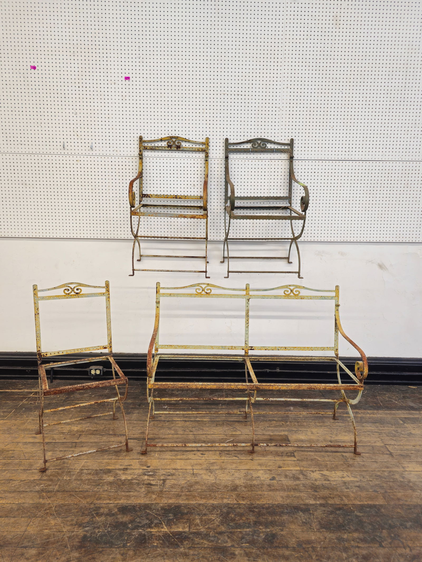 19th Century Regency Style Wrought Iron Garden Furniture (1 of 7)