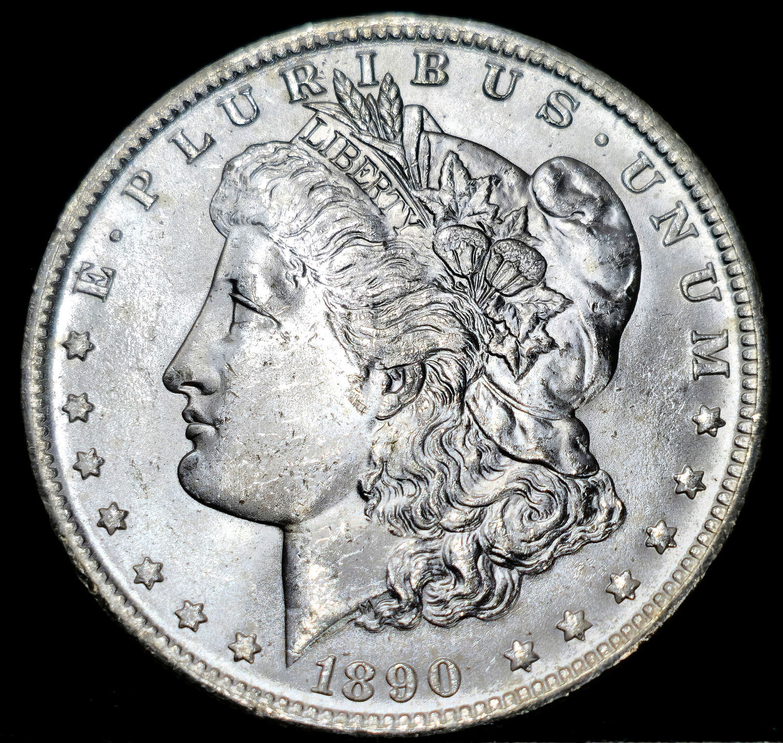 1890-O Morgan Silver Dollar Coin Uncirculated (1 of 2)