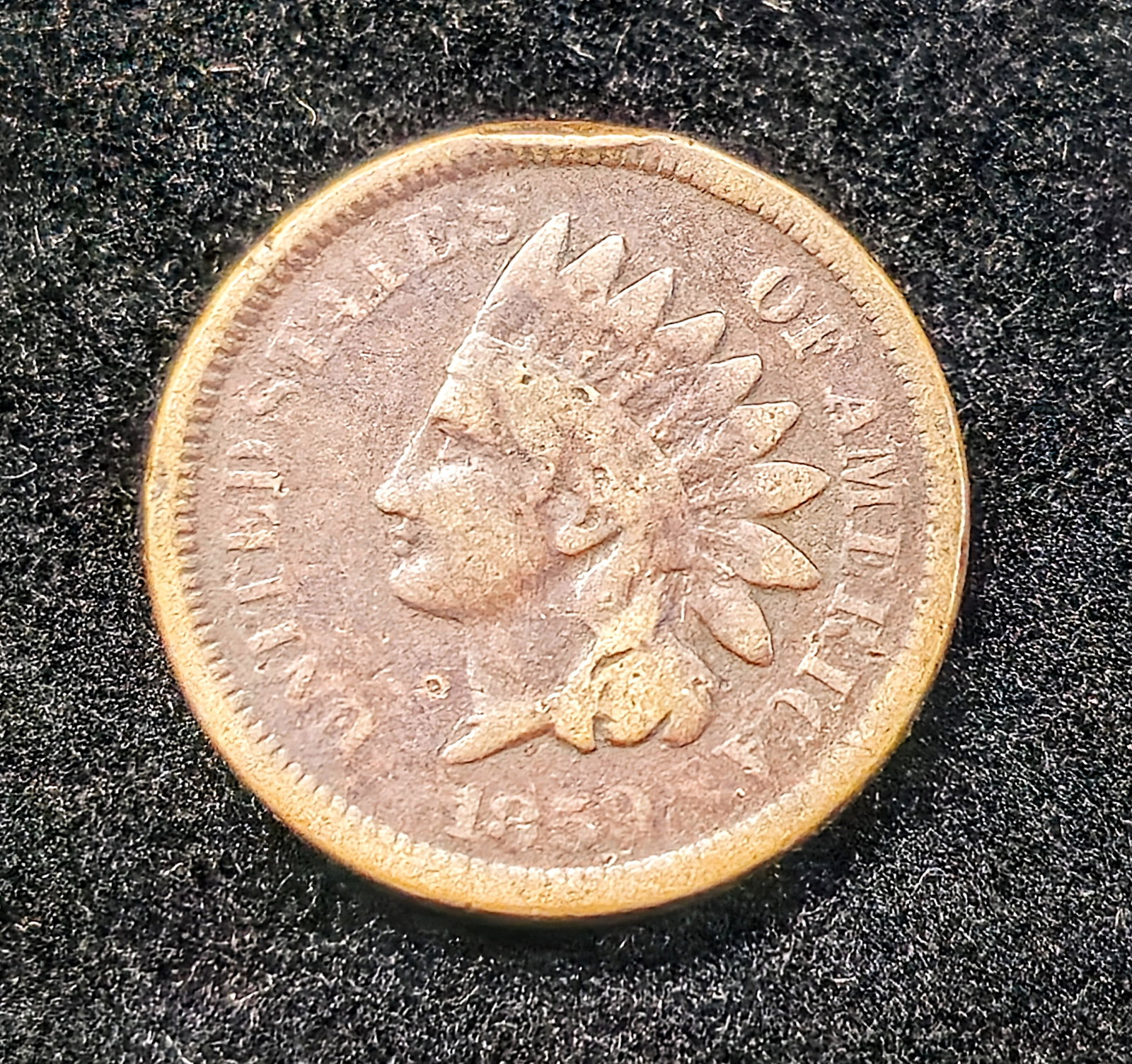 1859 Indian Head One Cent Coin (1 of 2)
