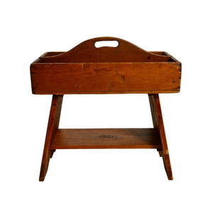 Country Tool Carrier: Country Tool Carrier. Circa 1900s. Base is a marriage. 23 1/4w x 12d x 25 1/2h.