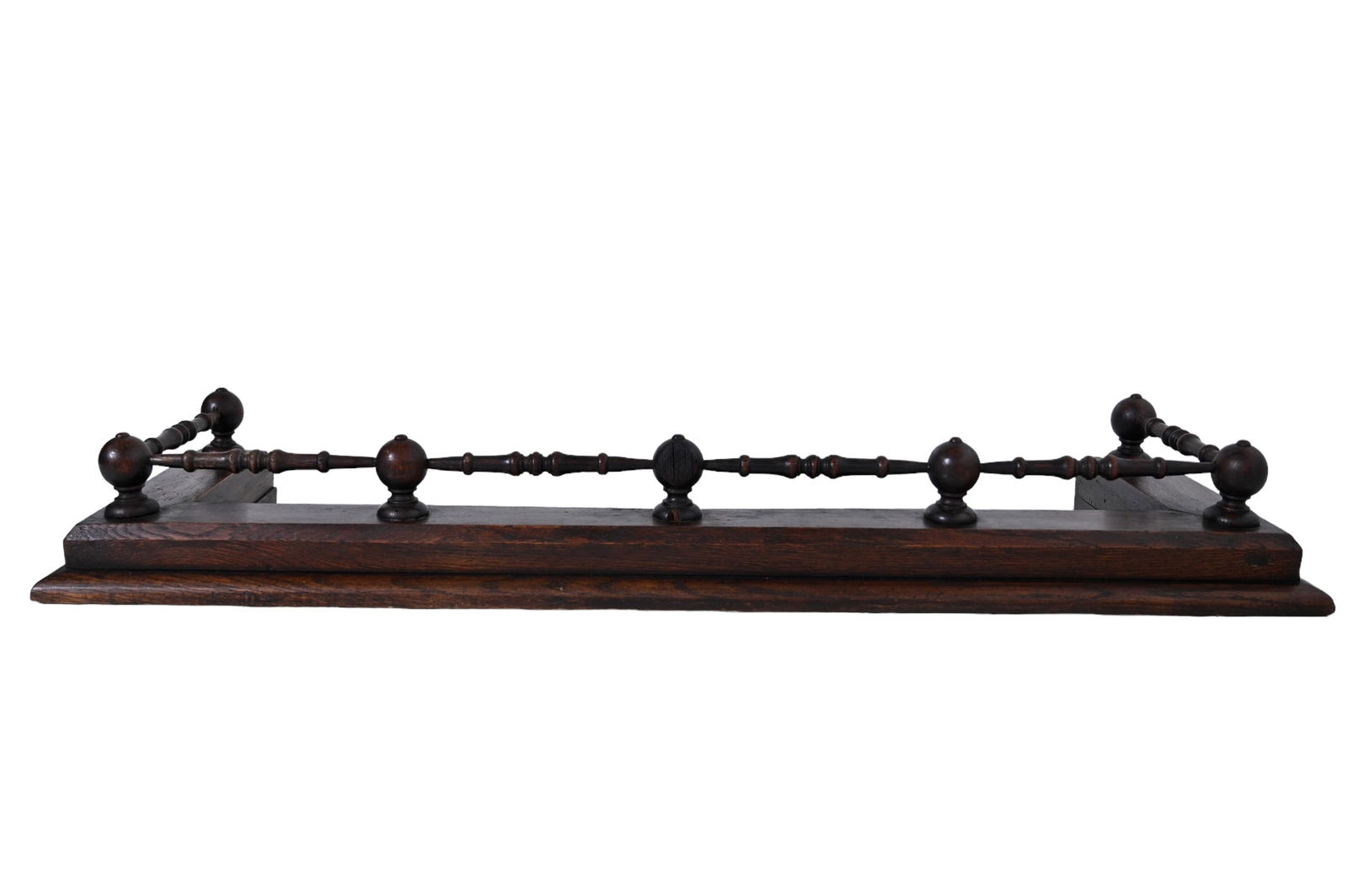 19th Century French Oak Fireplace Fender (1 of 9)