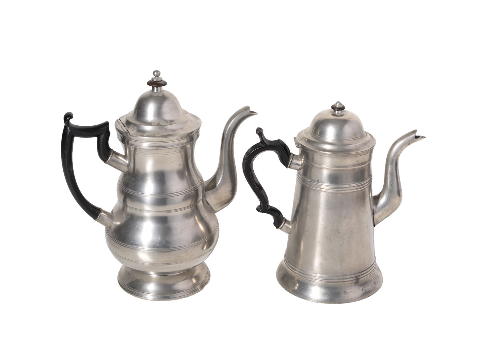 Boardman and hart Double Bulbous Form Pewter Coffee Pot Plus (1 of 3)