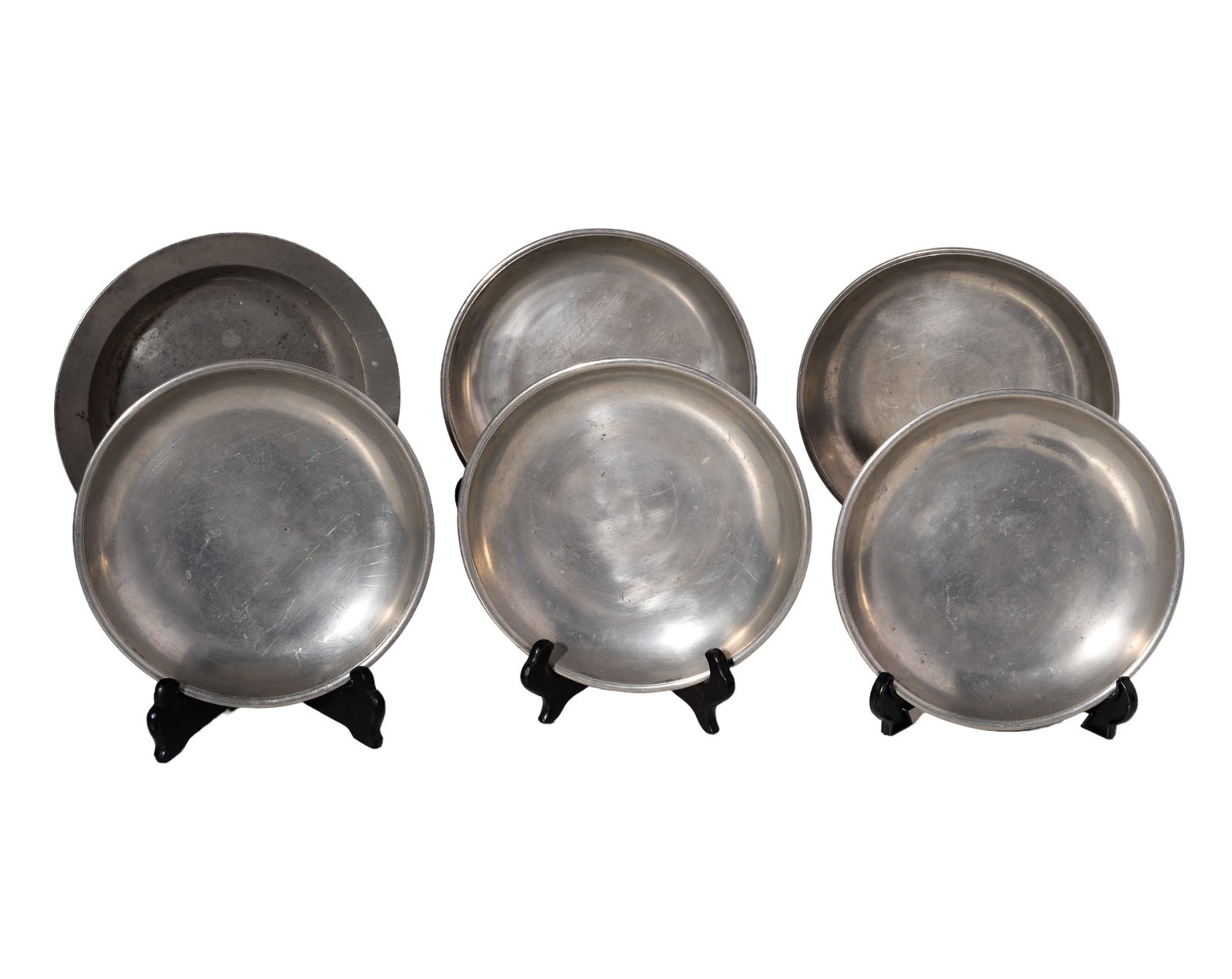 German 19th Century Pewter Bowl plus (1 of 3)