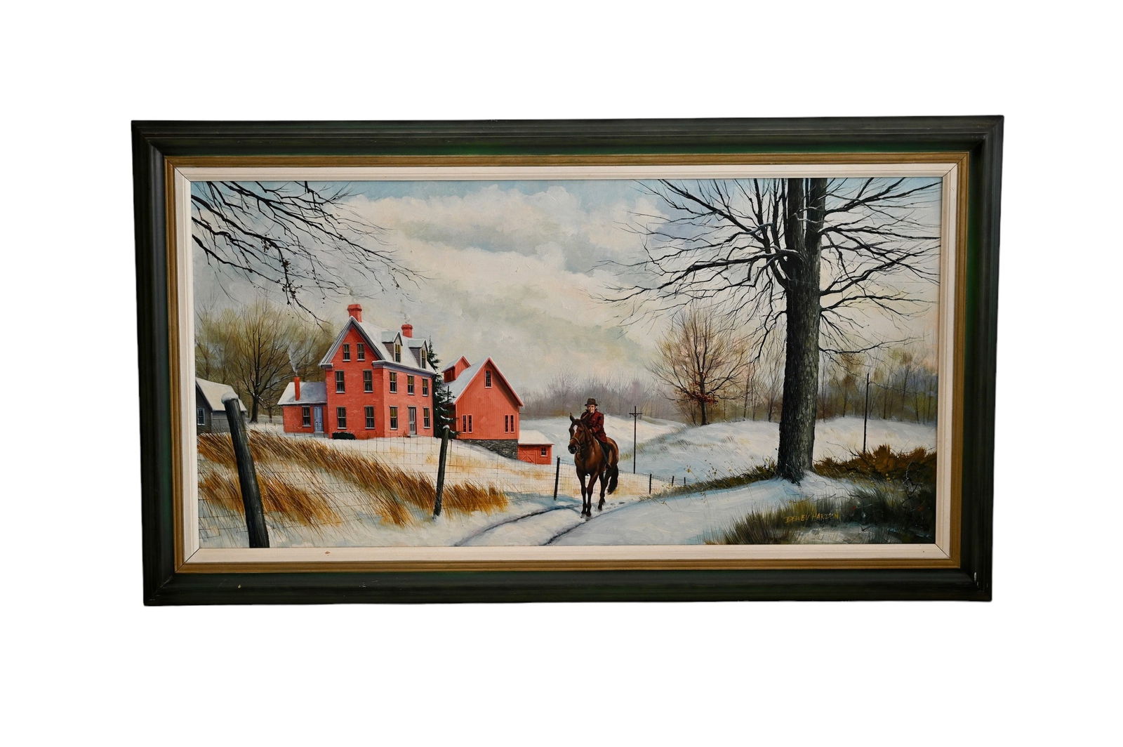 Dewey Harden (America, 1924-2012) Oil "Morning Rider" (1 of 8)