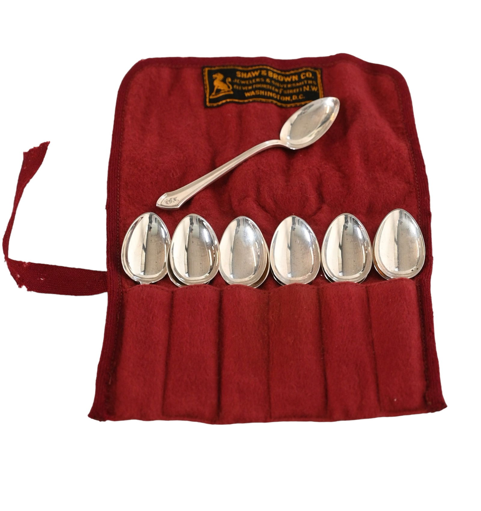 Sterling Silver Demi Tasse Spoons (1 of 7)