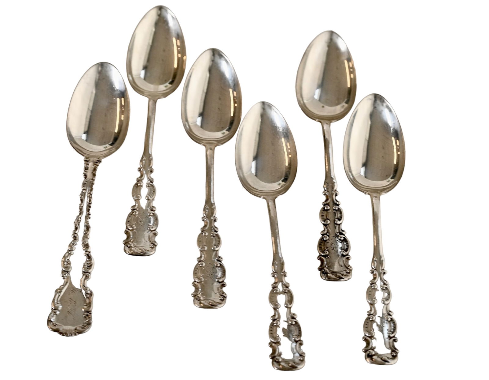 Sterling Silver Dessert Spoons (1 of 10)