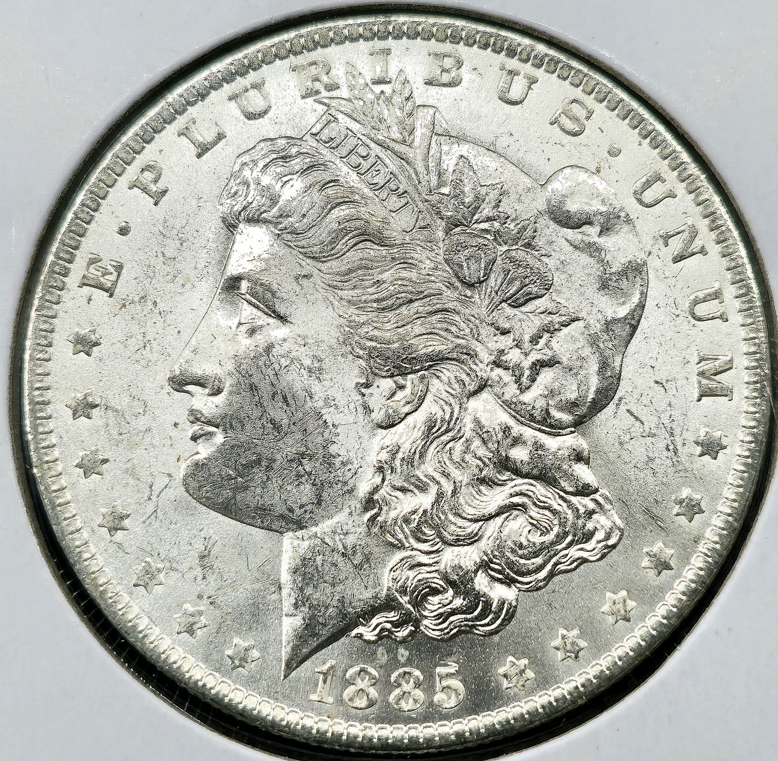 1885-O Morgan Silver Dollar Uncirculated (1 of 2)
