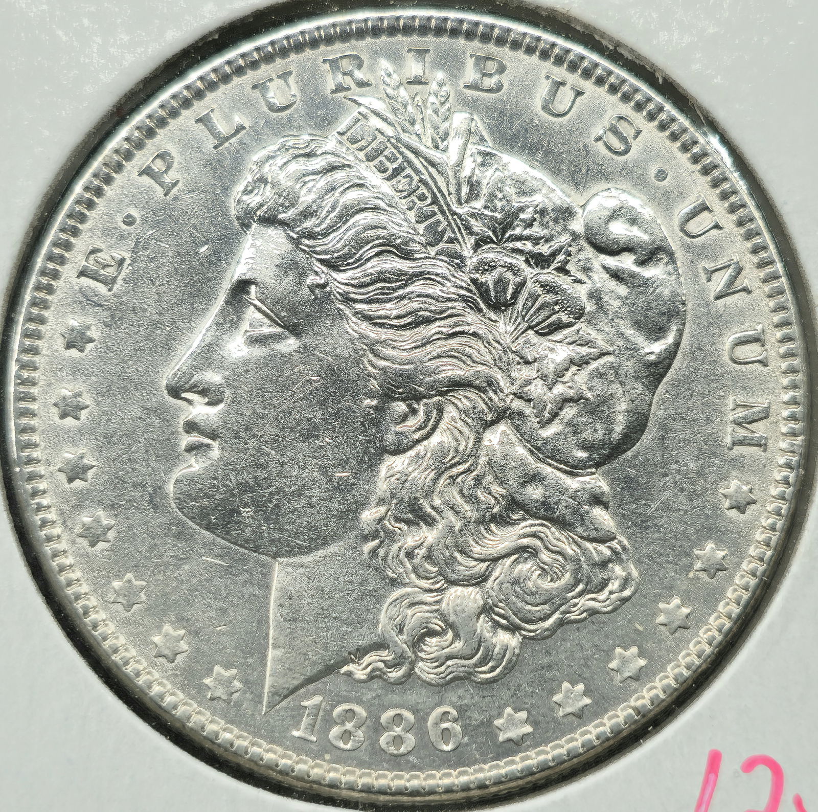 1886 Morgan Silver Dollar Coin (1 of 2)