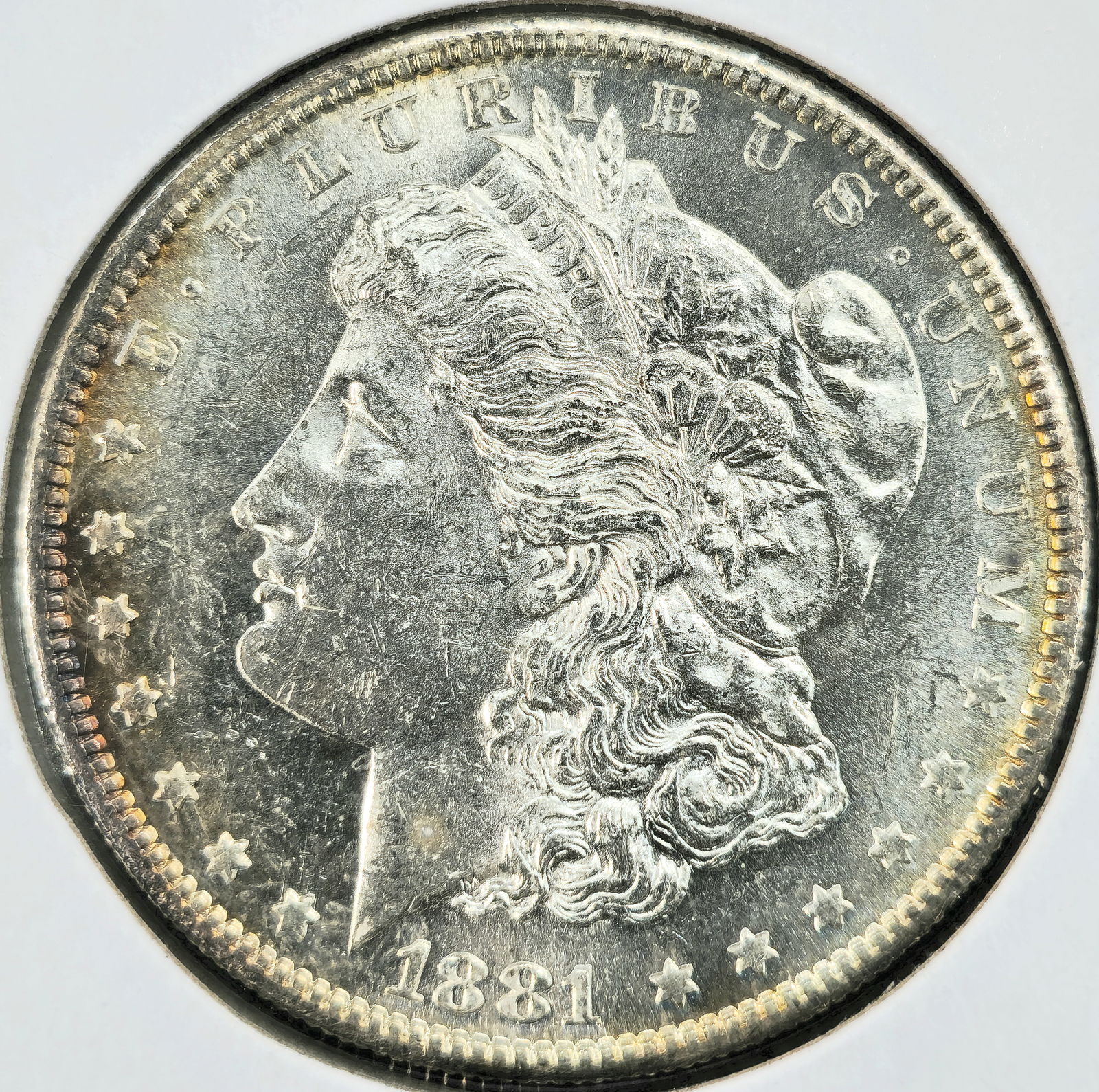 1881-S Morgan Silver Dollar Coin DMPL (1 of 2)