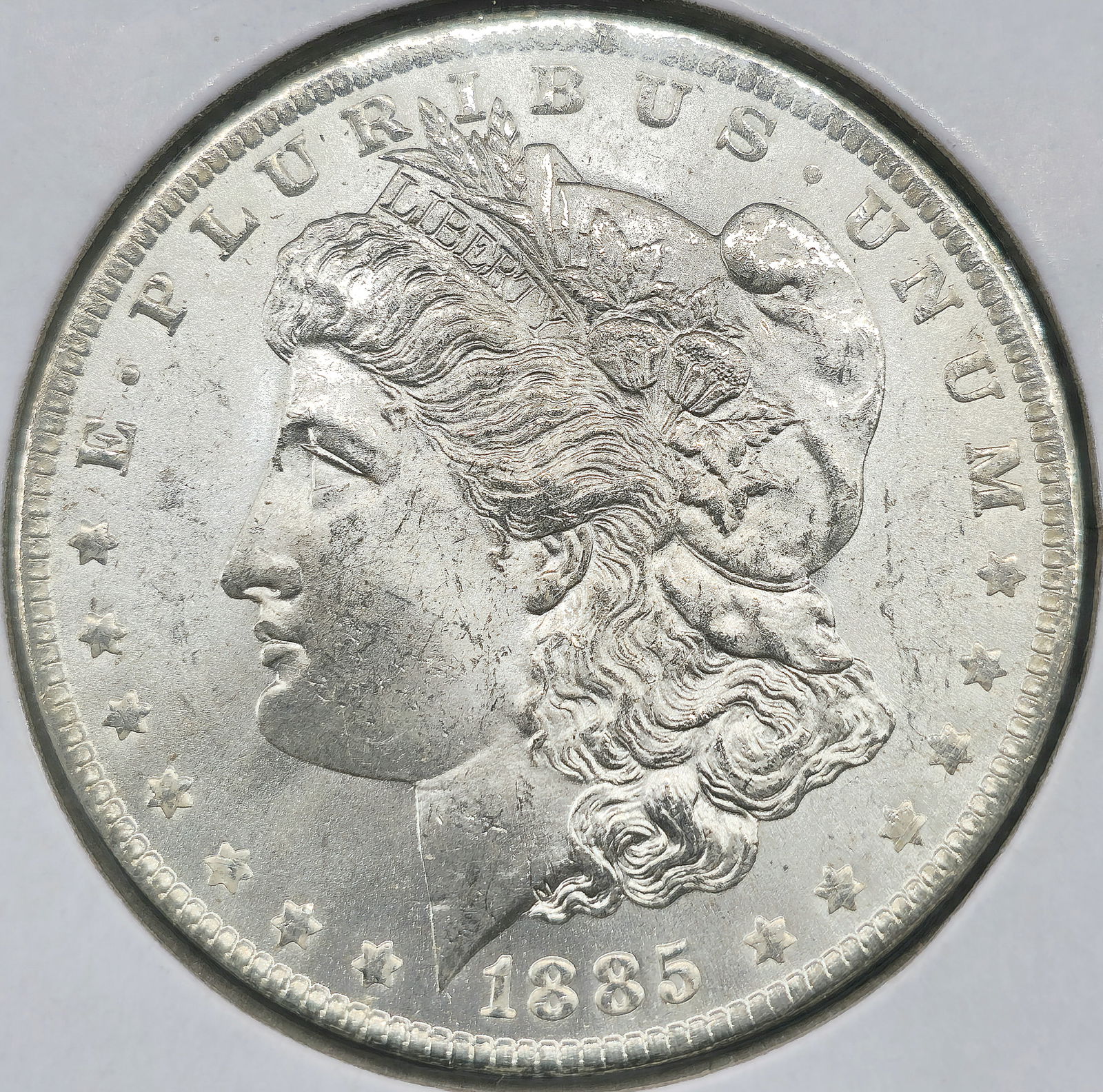 1885-O Morgan Silver Dollar Uncirculated (1 of 2)