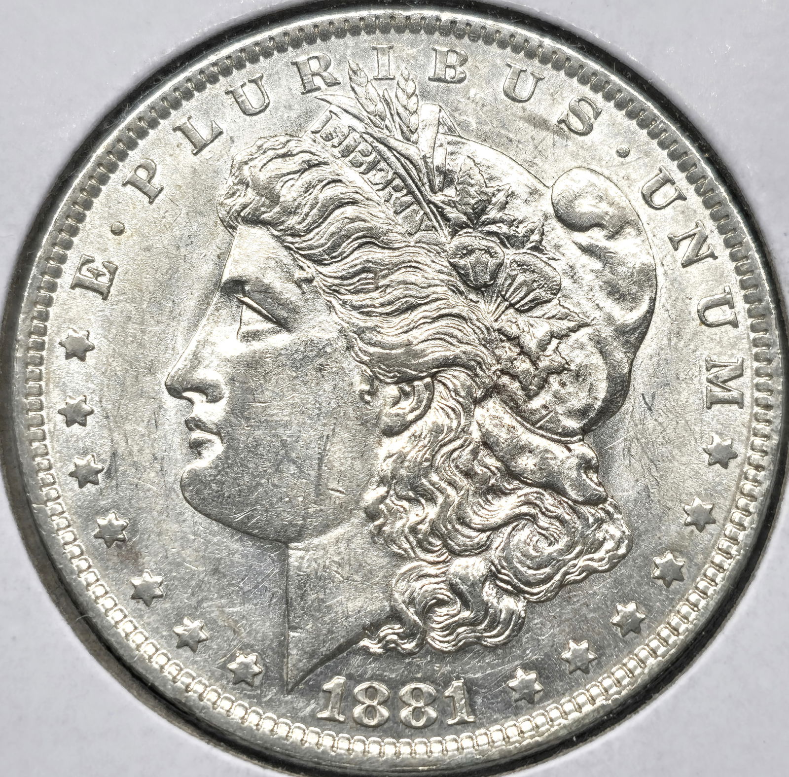 1881-O Morgan Dollar Coin Uncirculated (1 of 2)
