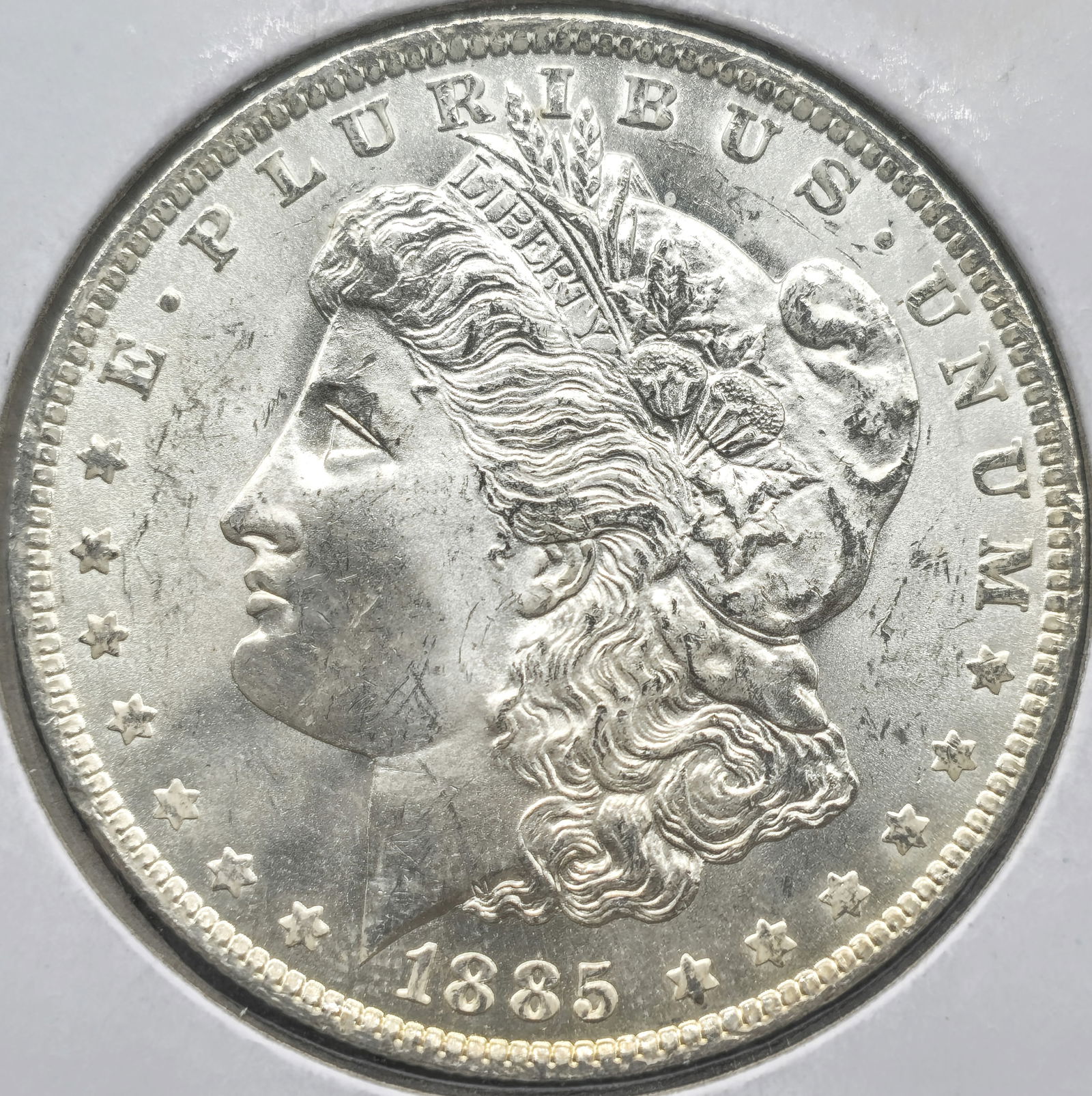 1885-O Morgan Dollar Uncirculated (1 of 2)