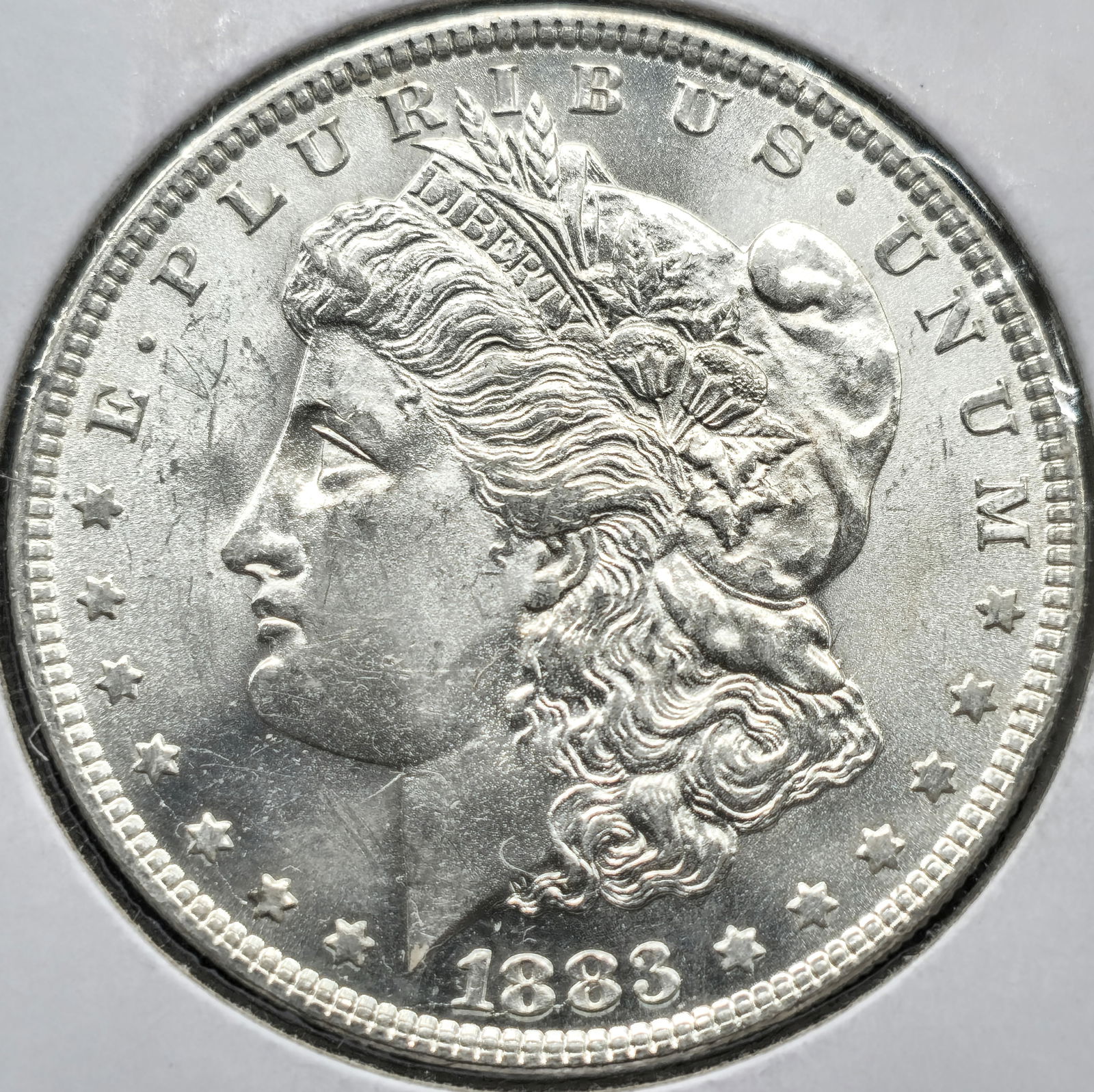 1883 Morgan Dollar Coin Uncirculated (1 of 2)