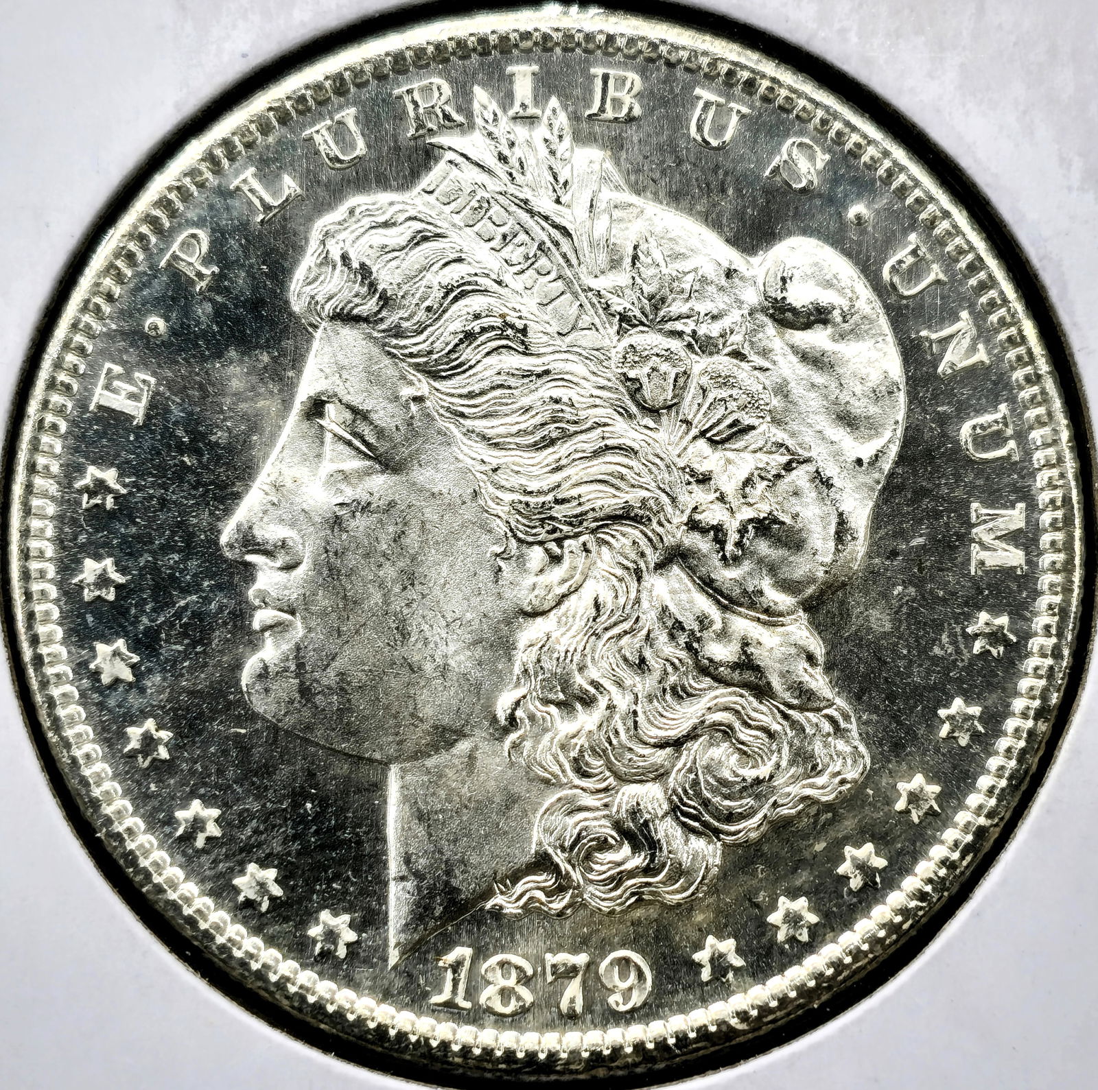 1879-S Morgan Dollar Coin DMPL Uncirculated (1 of 2)
