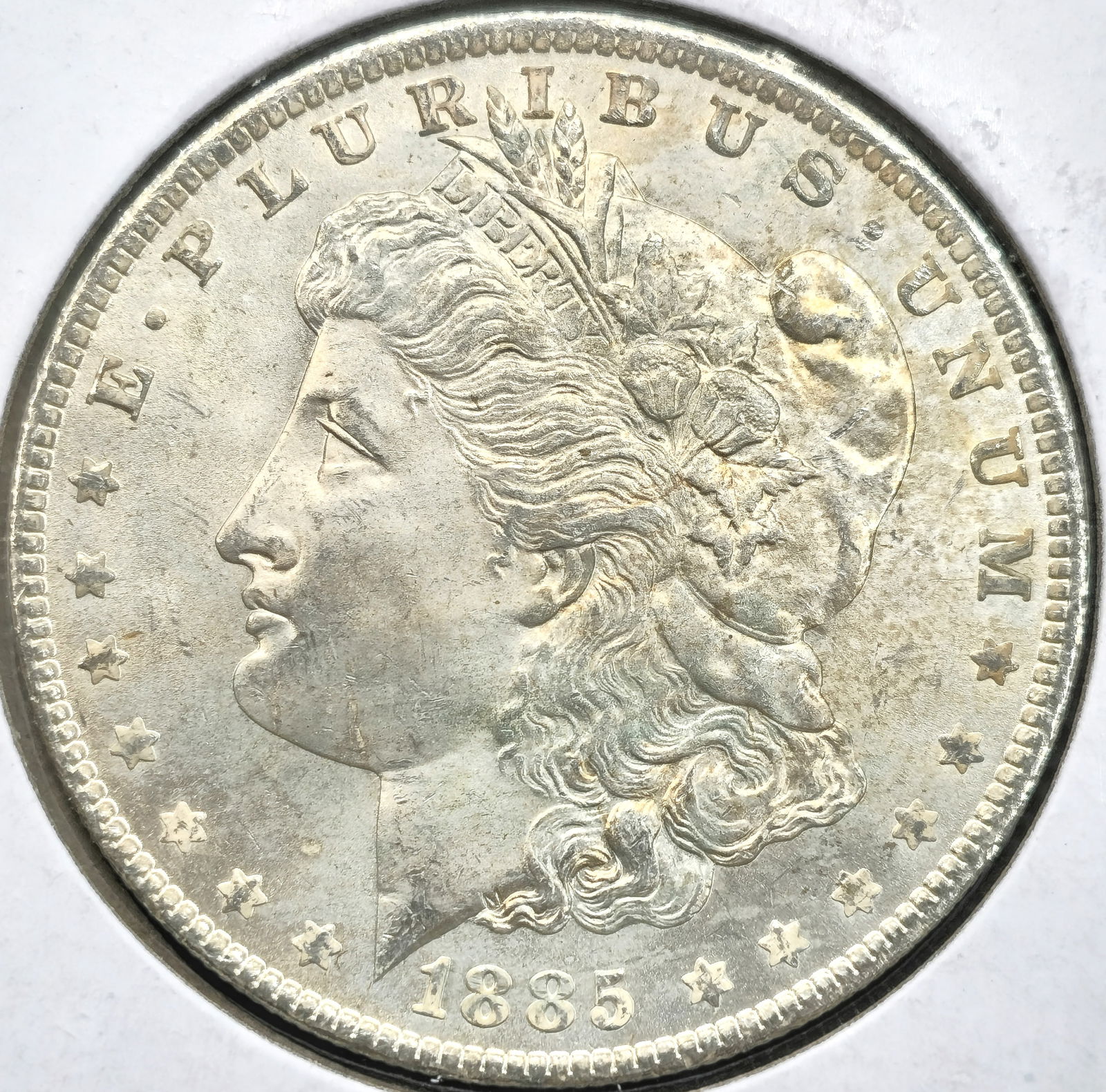 1885-O Morgan  Dollar Uncirculated (1 of 2)
