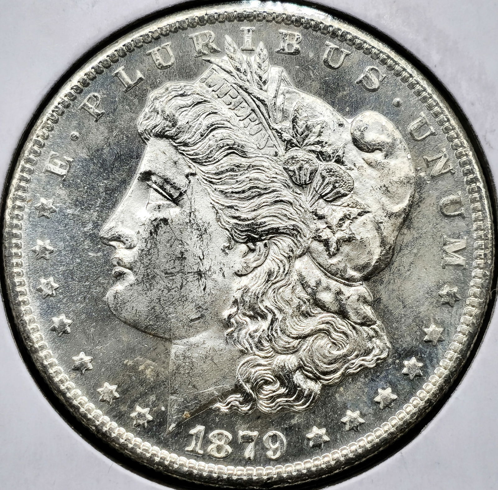 1879-S Morgan Dollar Coin DMPL Uncirculated (1 of 2)