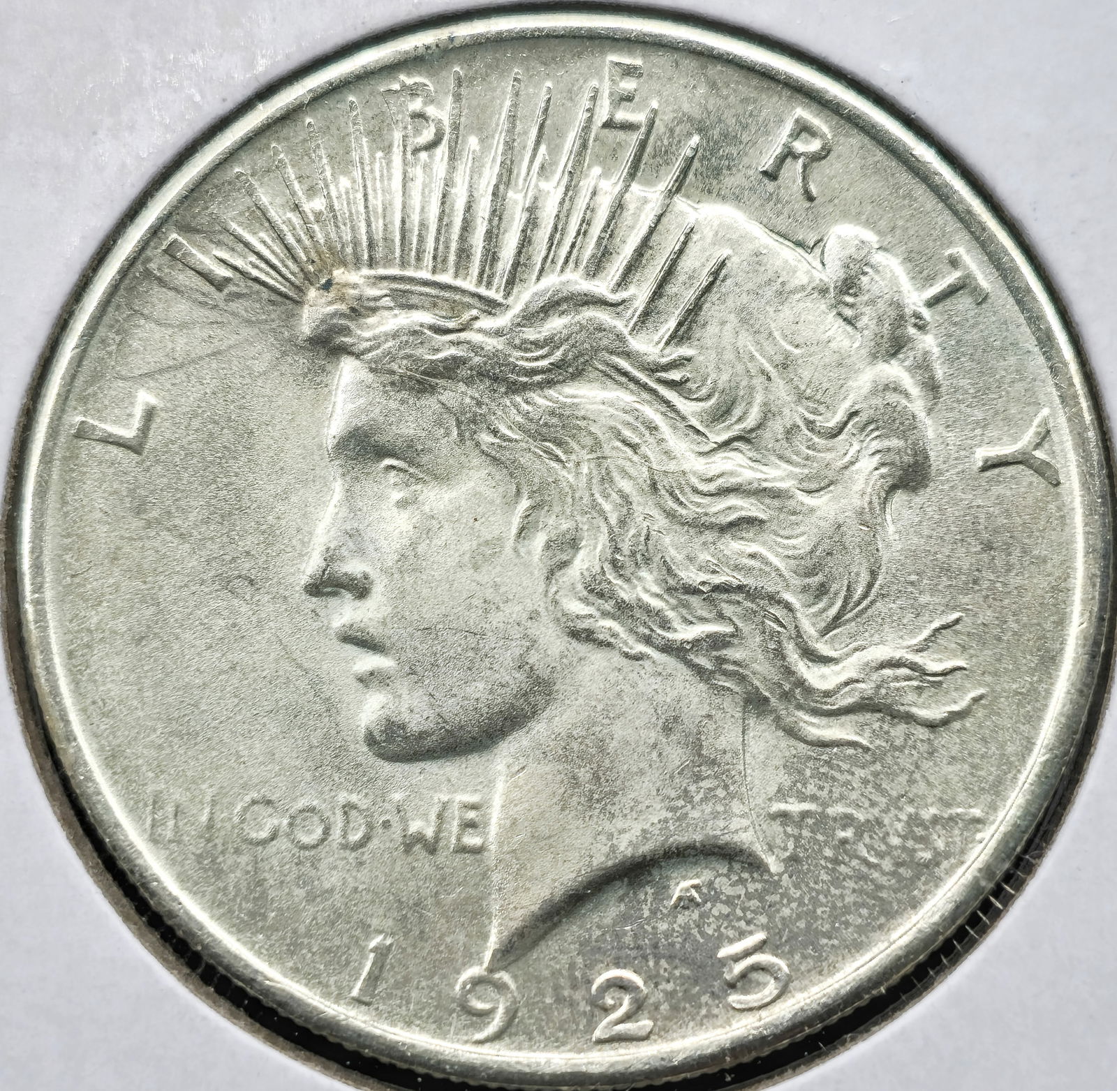 1925 Peace Dollar Uncirculated (1 of 2)