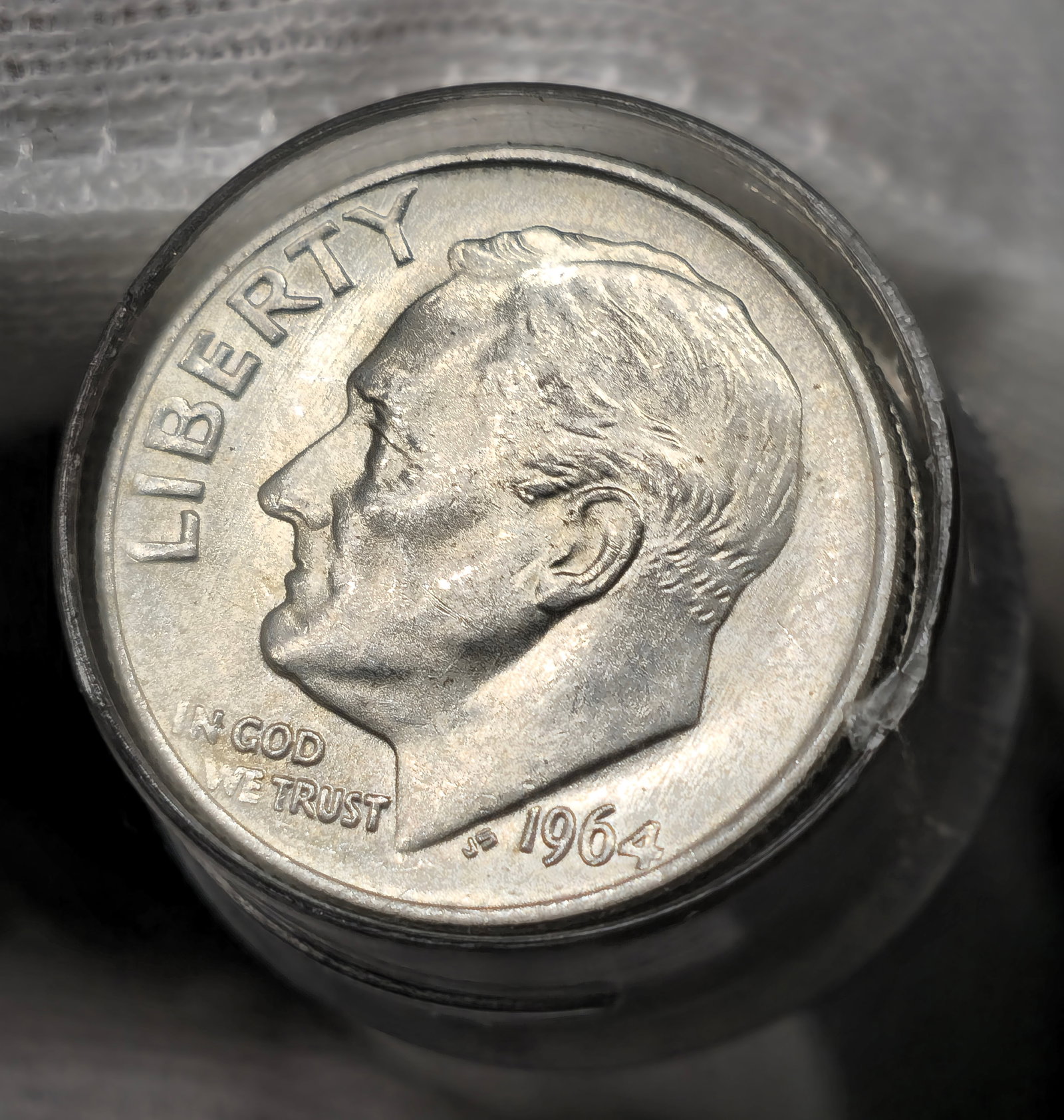 1964 Roosevelt Dime Roll (1 of 2)