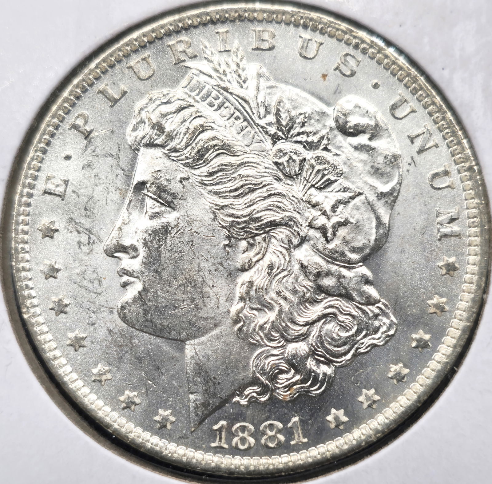 1881-O Morgan Dollar Coin Uncirculated (1 of 2)