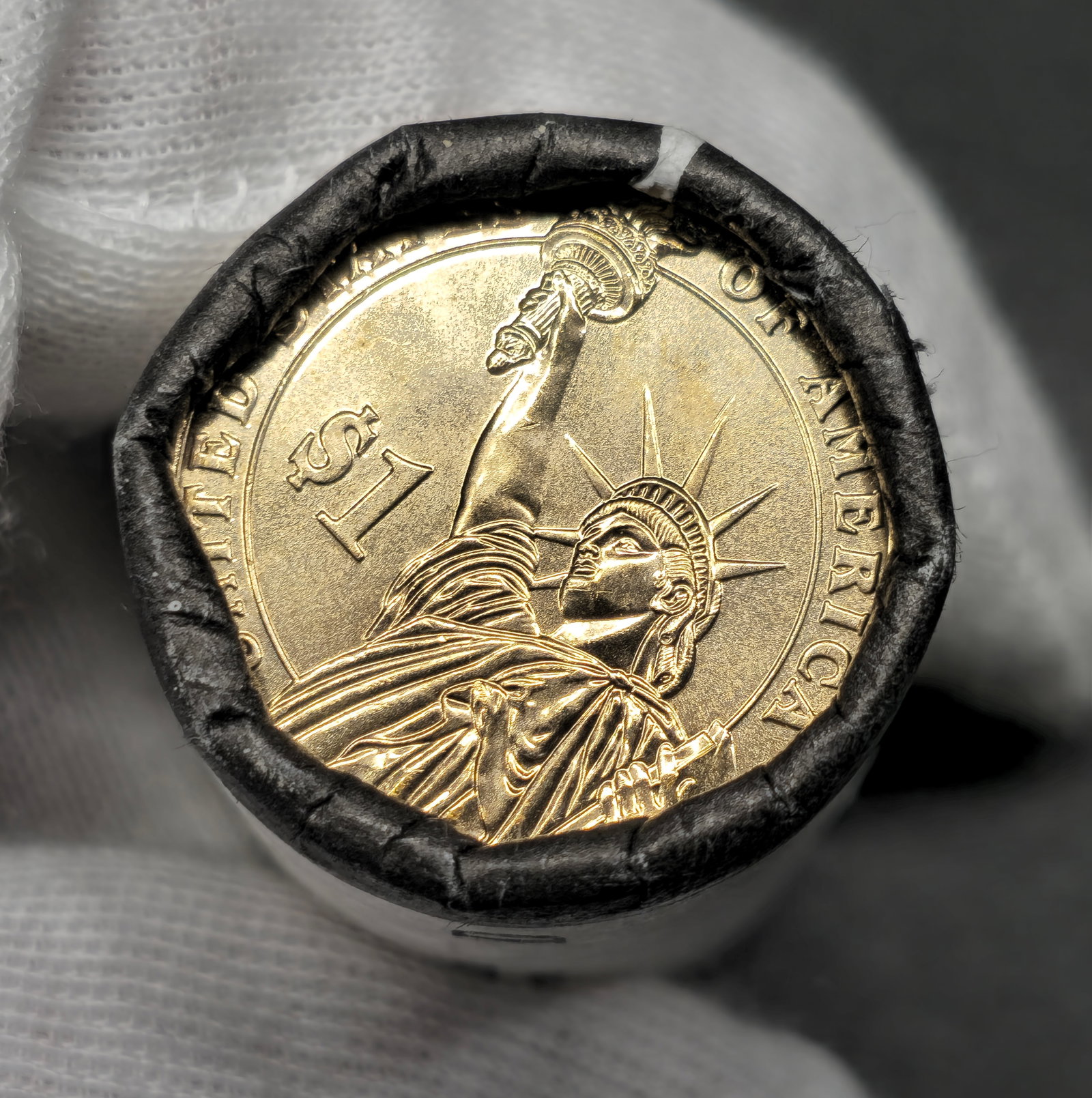 2015-P Dwight D. Eisenhower Presidential Dollar $25 U.S. Mint Roll (1 of 2)