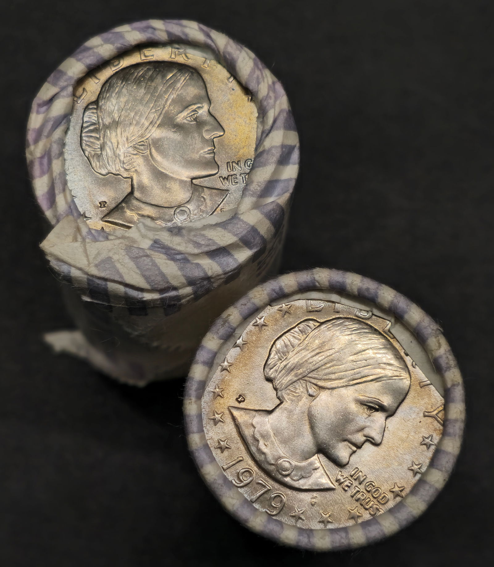 1979 Susan B. Anthony Dollar Original Federal Reserve  $25 Dollar Rolls Uncirculated (1 of 2)