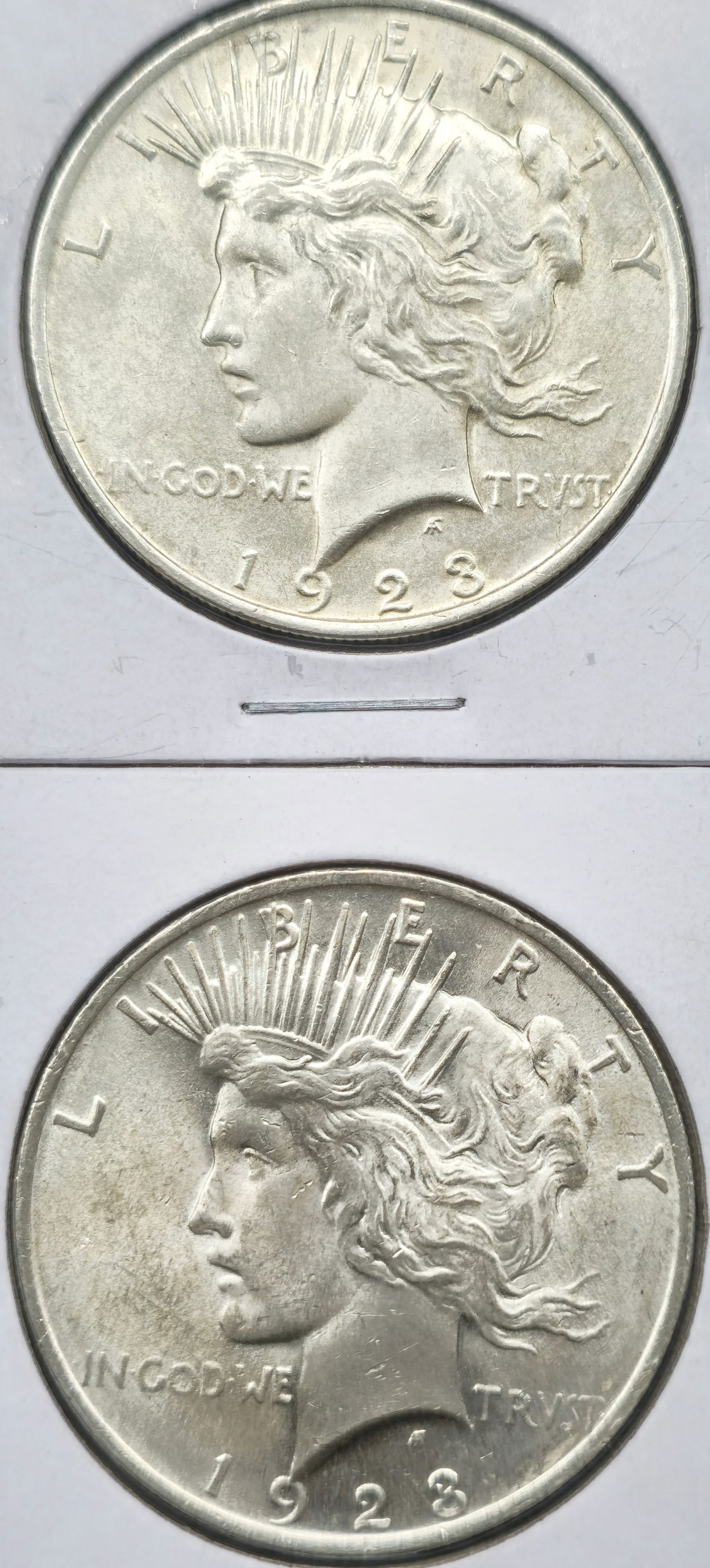 1923 Peace Dollar Coins (1 of 5)