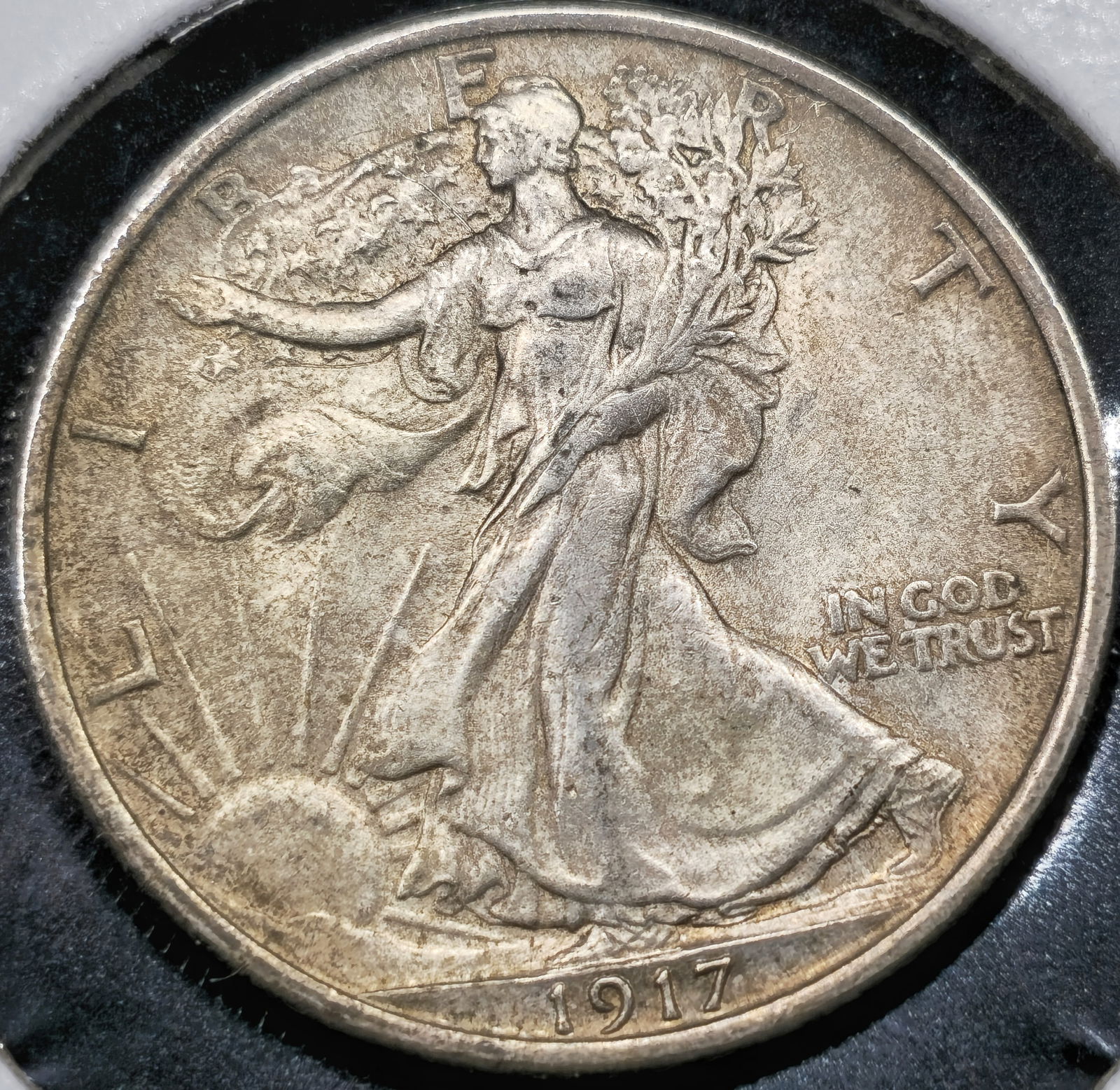 1917 Walking Liberty Half Dollar Coin (1 of 2)