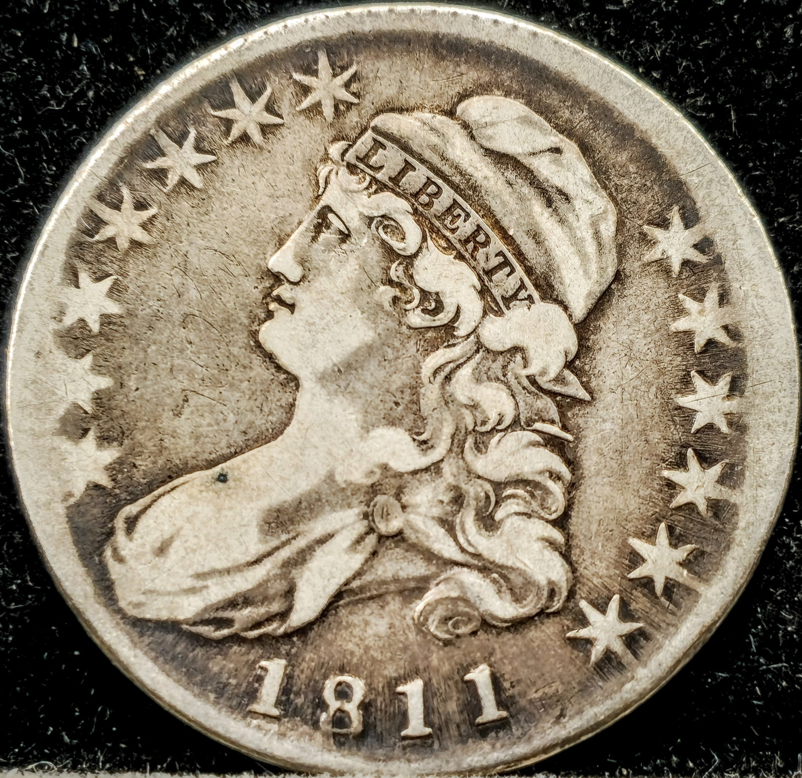 1811 Capped Bust Half Dollar Coin (1 of 2)