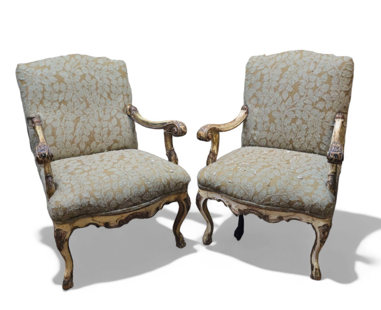 19th Century Louis XV Style Armchairs (1 of 7)