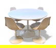Maurice Burke Tulip Dining Table and Chairs
