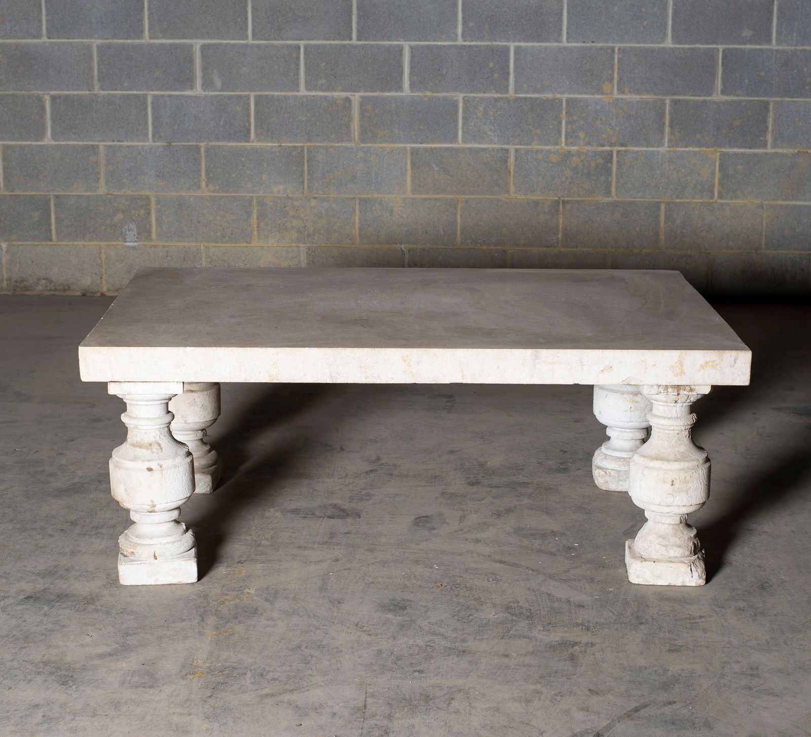 Industrial Stone Coffee Table (1 of 8)