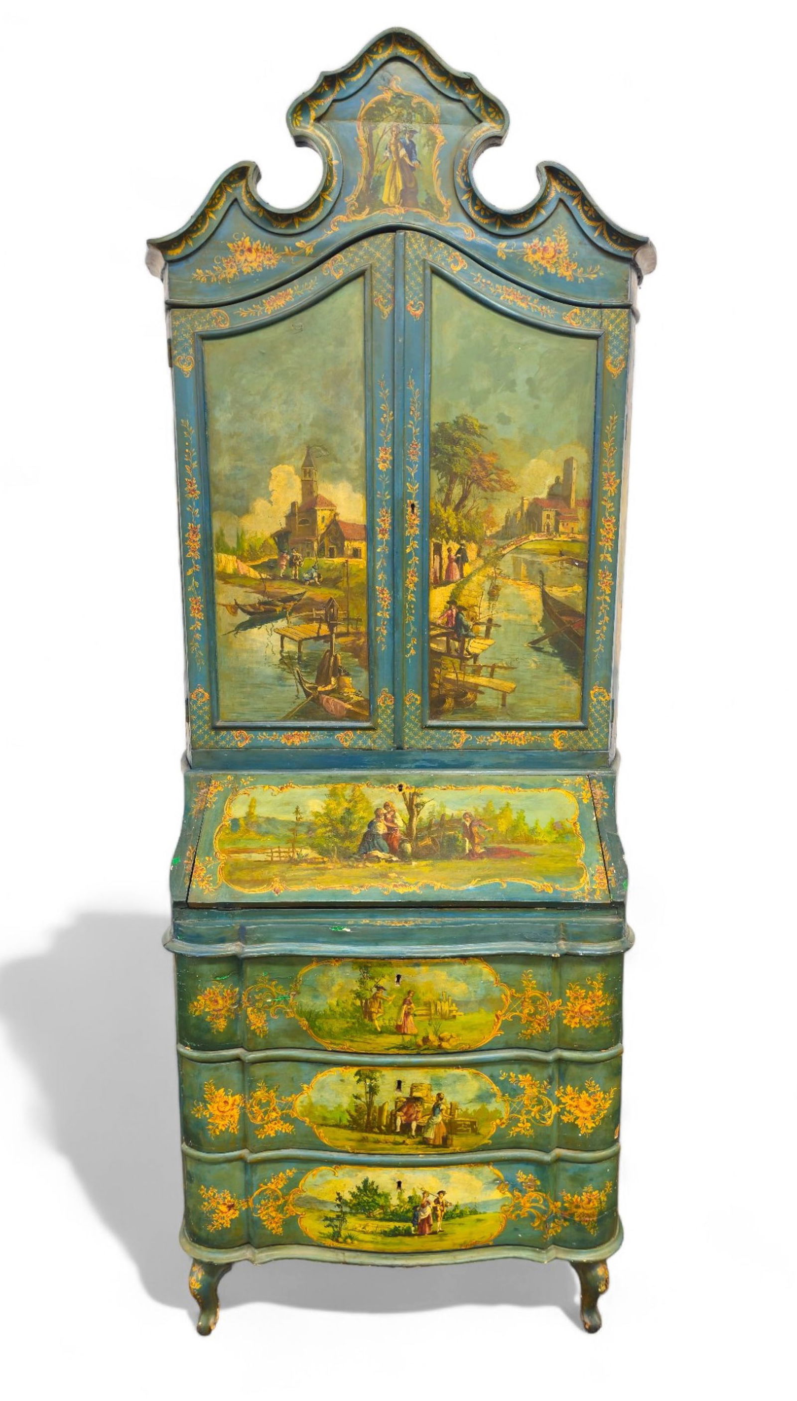 19th Century Venetian Secretary Desk (1 of 20)