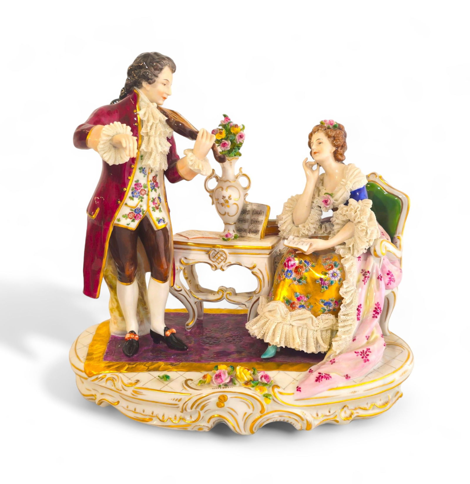 Volkstedt Porcelain Figural Group (1 of 13)